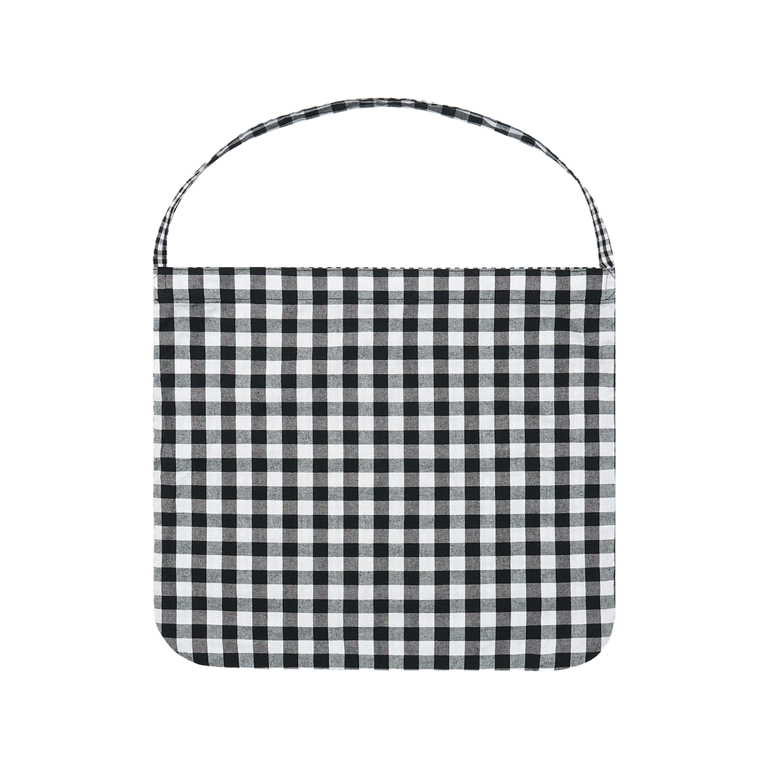 이너프원 루프백 에코 백 인 블랙 체크(EnoughOne Loopback Eco Bag In Black Check) - 2