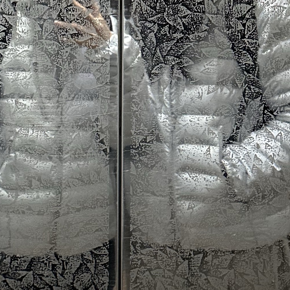 Musinsa Standard City Leisure Hooded Light Down Jacket Cloudy Blue 착용 스타일