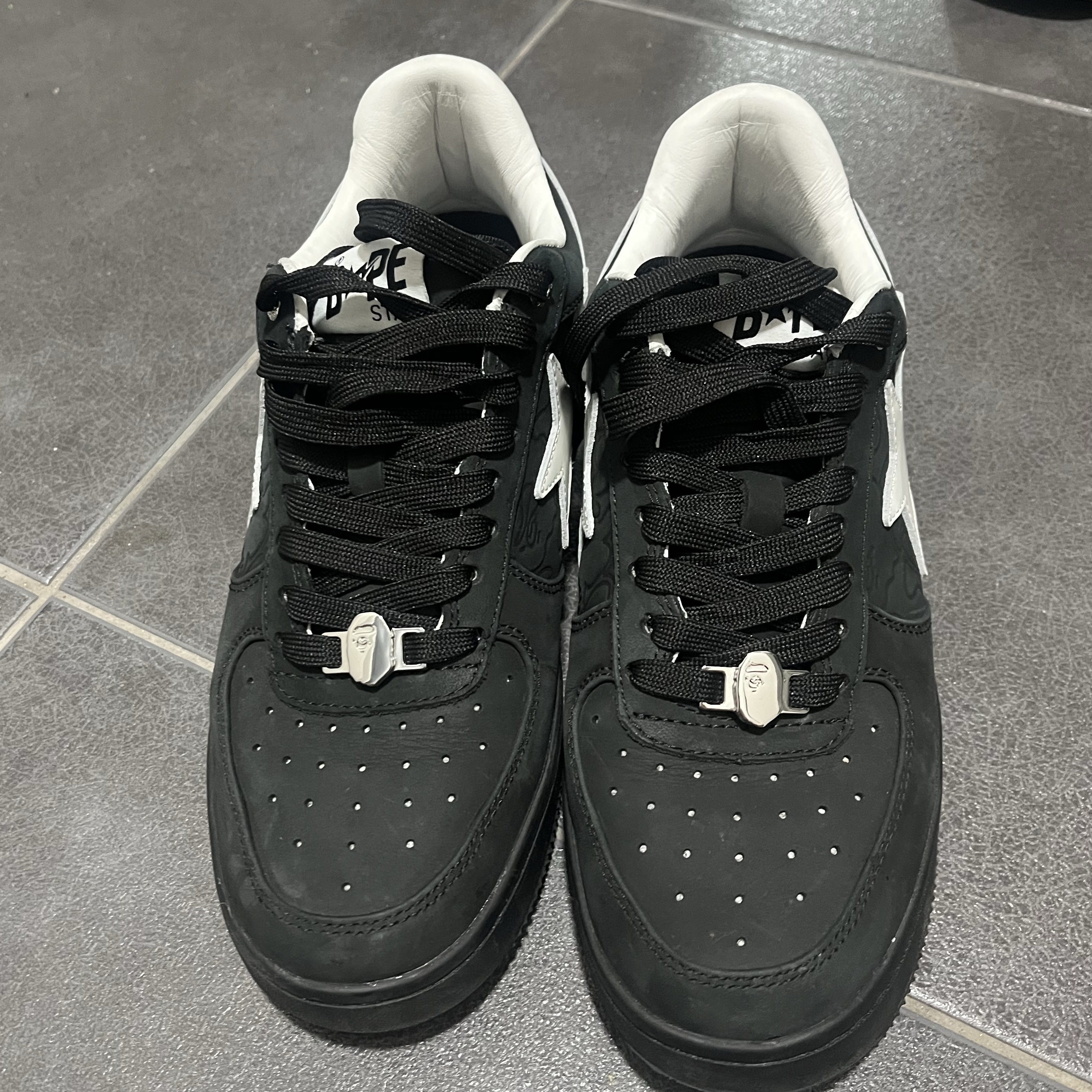 BAPE Sta #4 Black 착용 스타일 - 2
