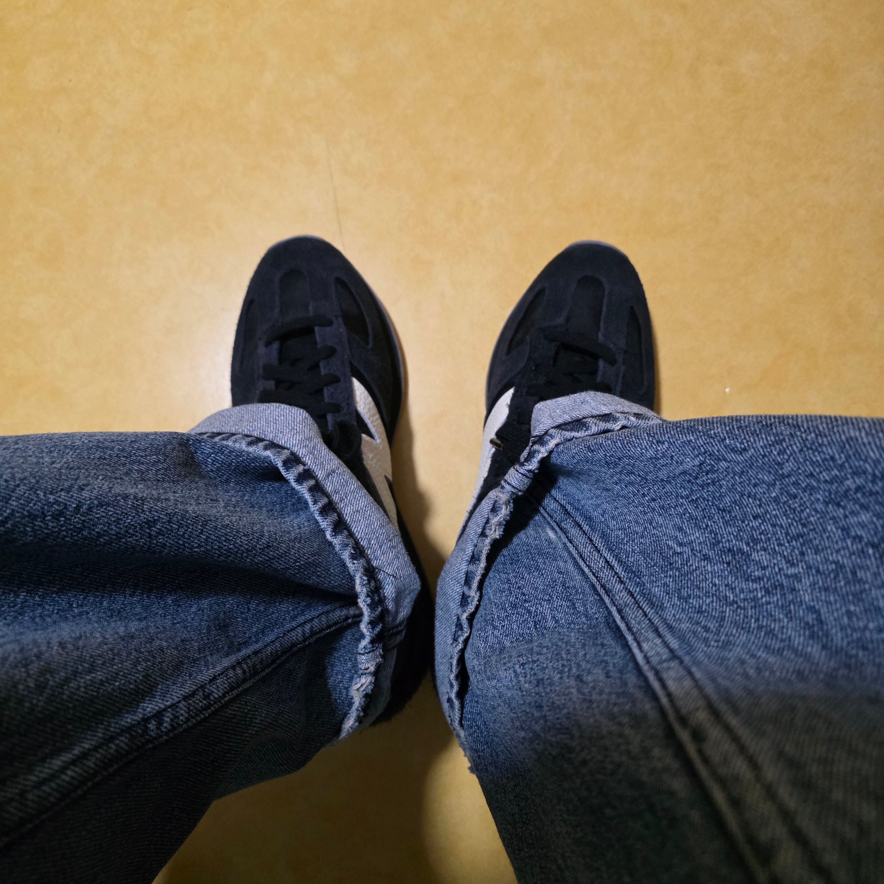 New Balance x Junya Watanabe Man 471 Black 착용 스타일 - 2