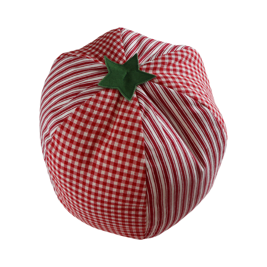 글로시 패치워크 토마토 쿠션(Glossy Patchwork Tomato Cushion)