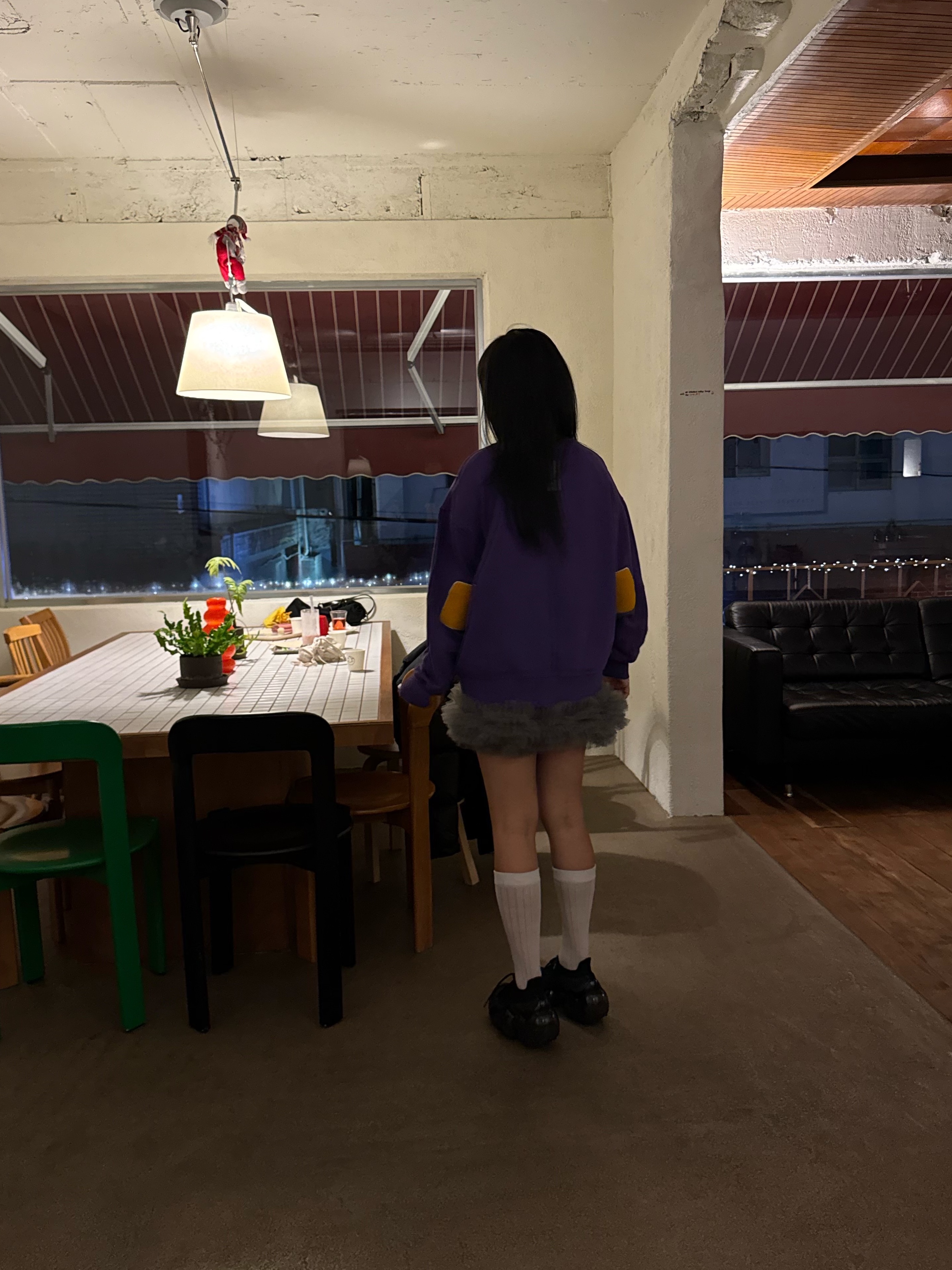 Grounds Moopie Black Black 착용 스타일
