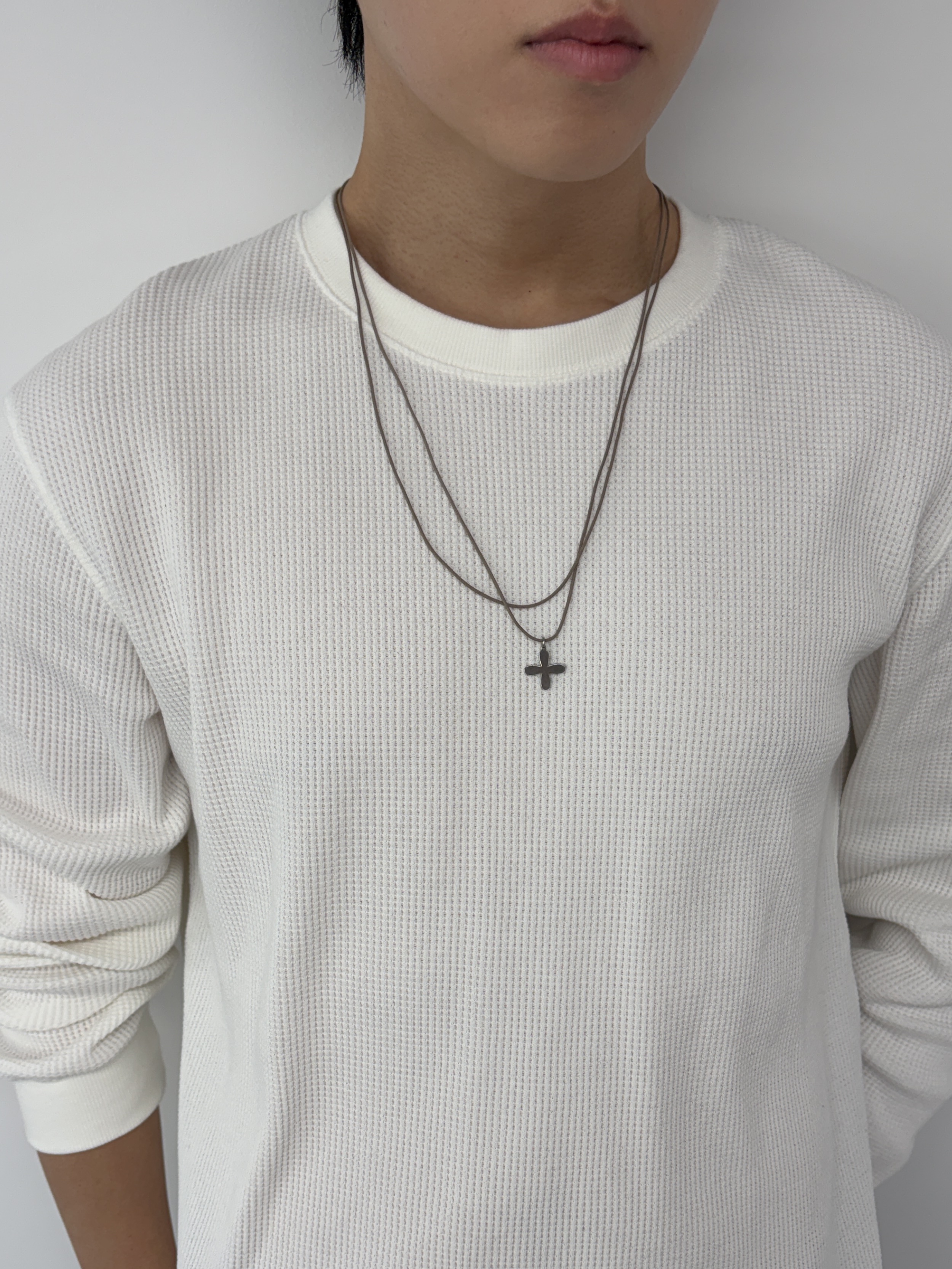 Riomeu Layer String Necklace 착용 스타일 - 7