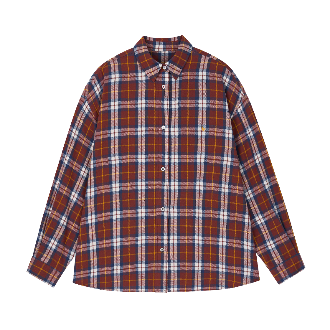 EO2503USH05105BR EnoughOne Soft Check Shirts In Brown