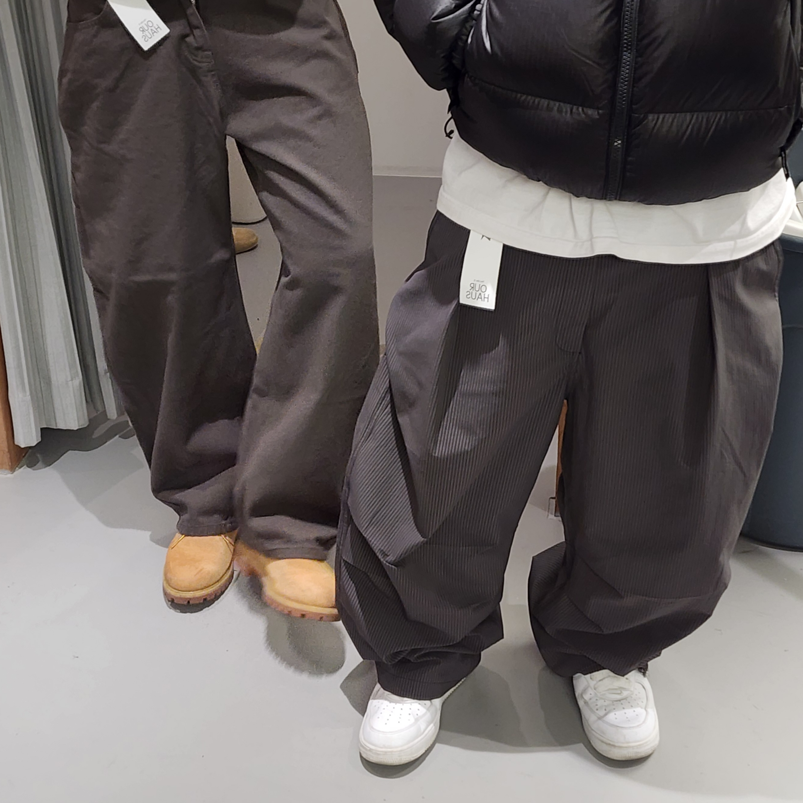 The North Face White Label Novelty Nuptse RDS Down Jacket Black, Nike x Supreme Air Force 1 Low White 착용 스타일 - 2