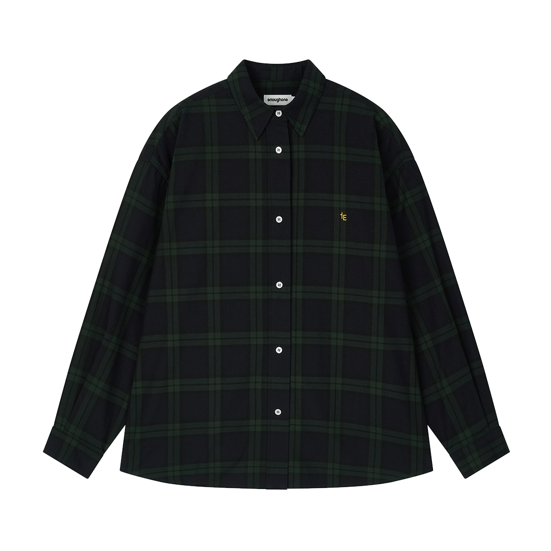 EO2503USH04GR EnoughOne Sunday Check Shirts In Green
