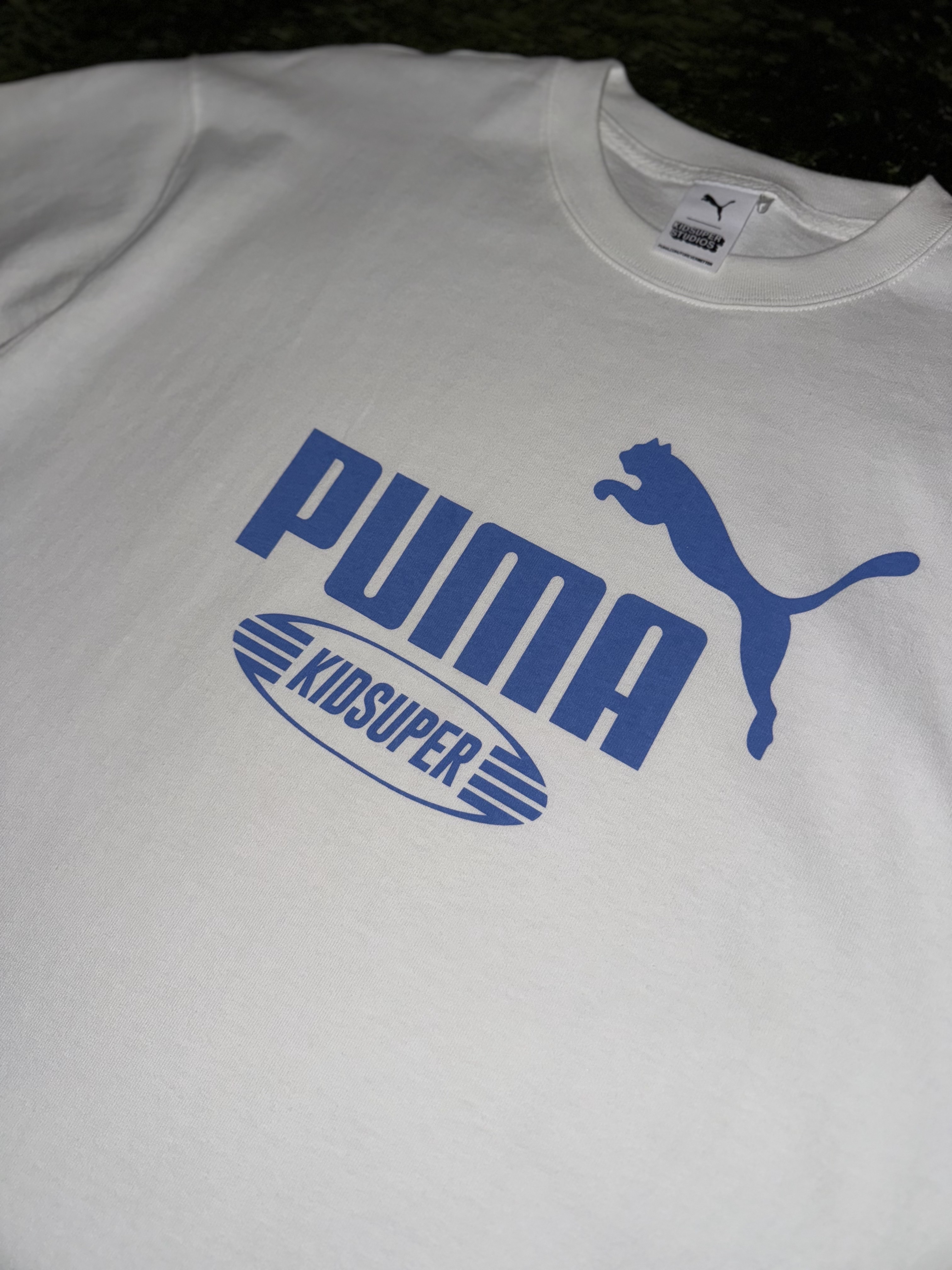 Puma x KidSuper Graphic T-shirt White 착용 스타일 - 2