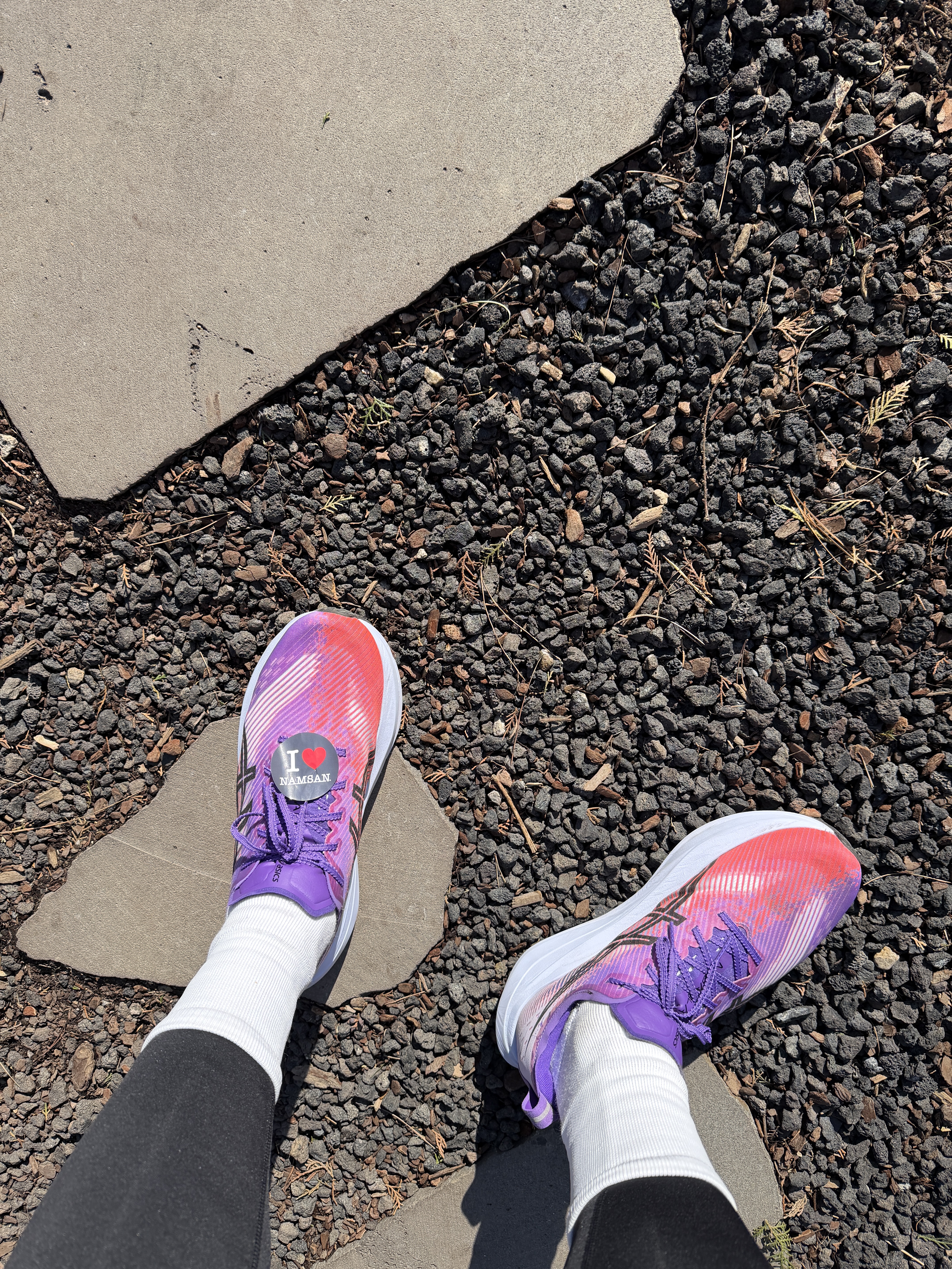 Asics Megablast Edo Purple Black 착용 스타일 - 2