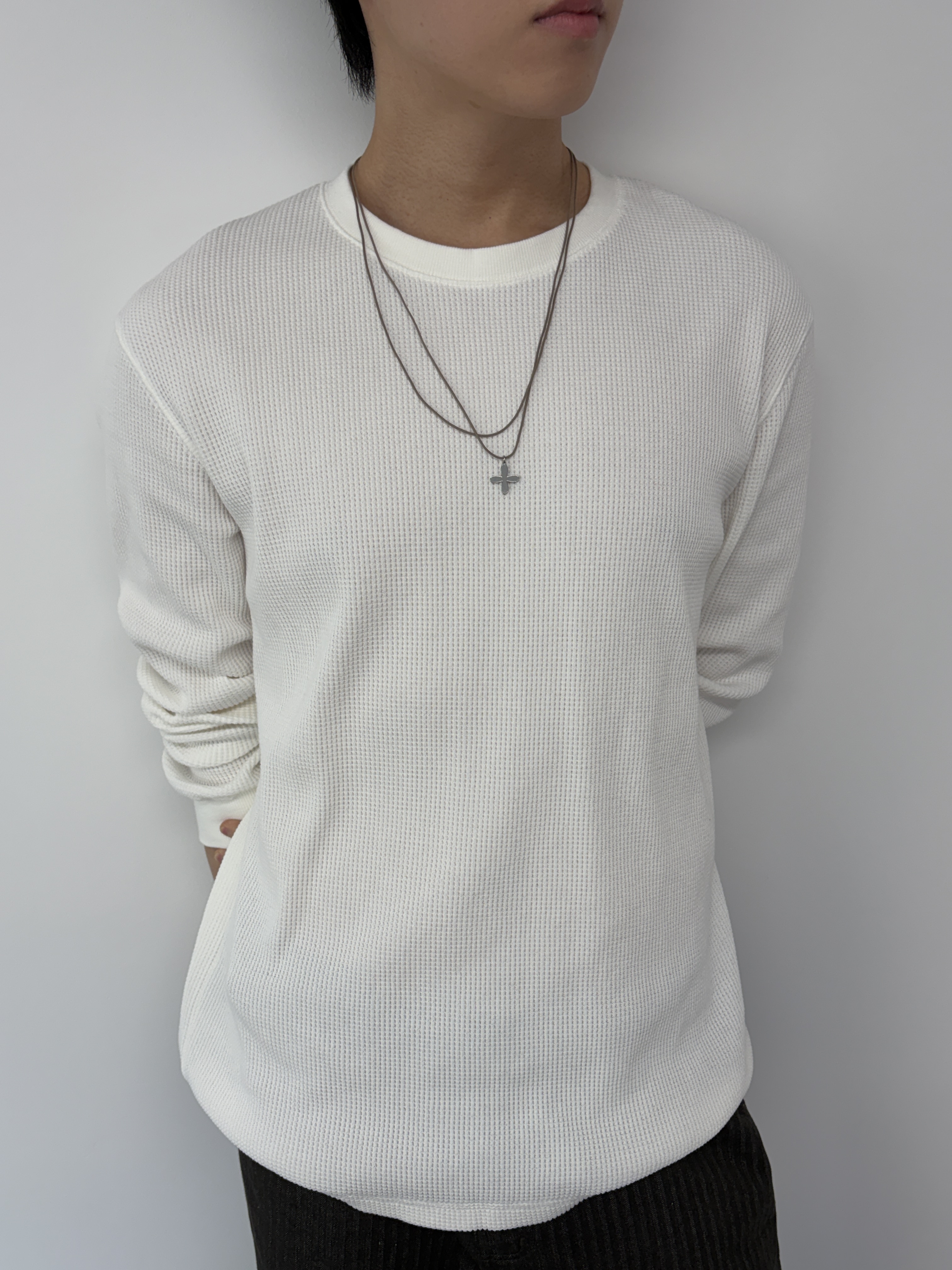 Riomeu Layer String Necklace 착용 스타일 - 5