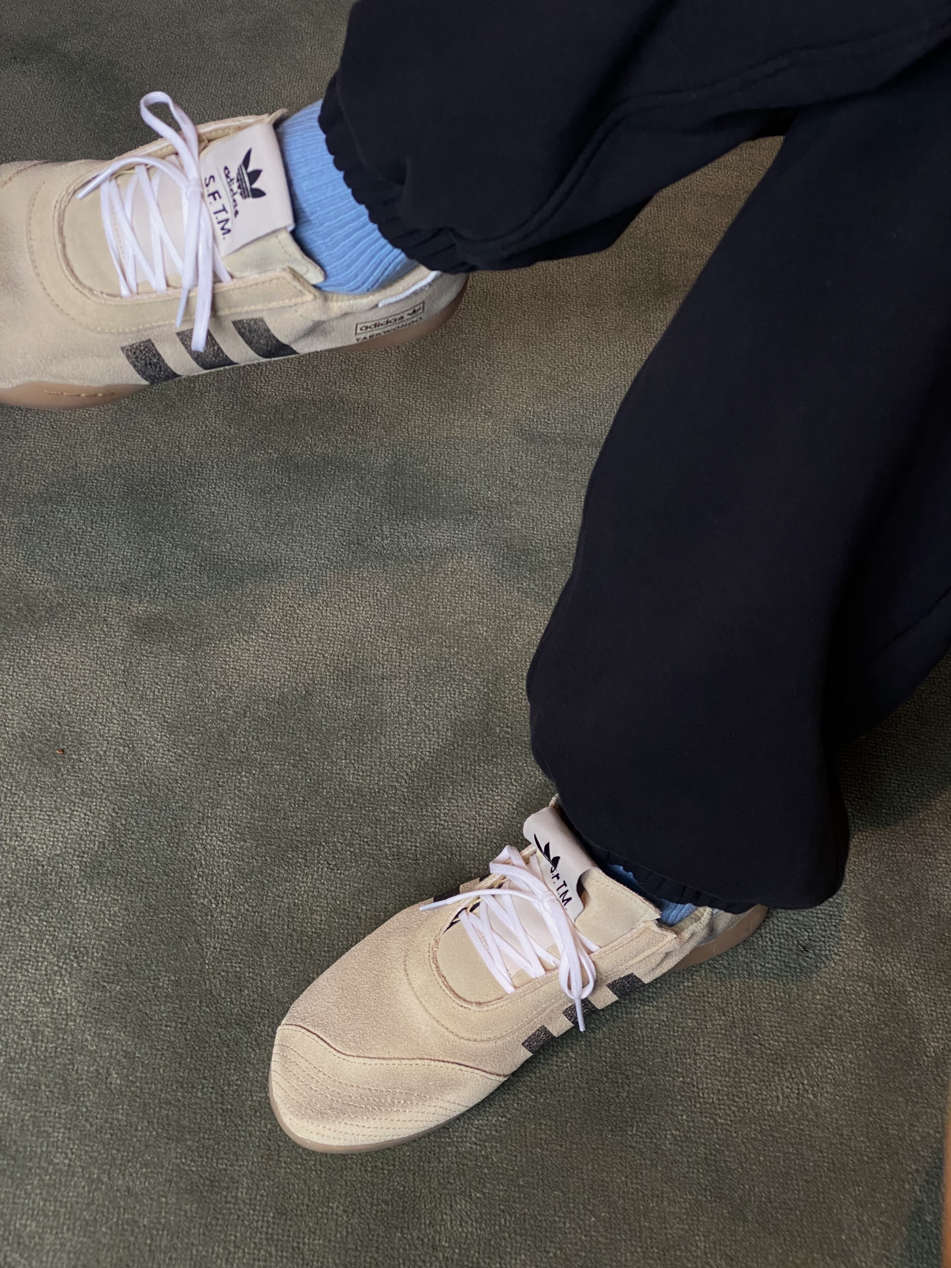 (W) Adidas x Song for the Mute Taekwondo Mei Cream White Core Black 착용 스타일 - 3