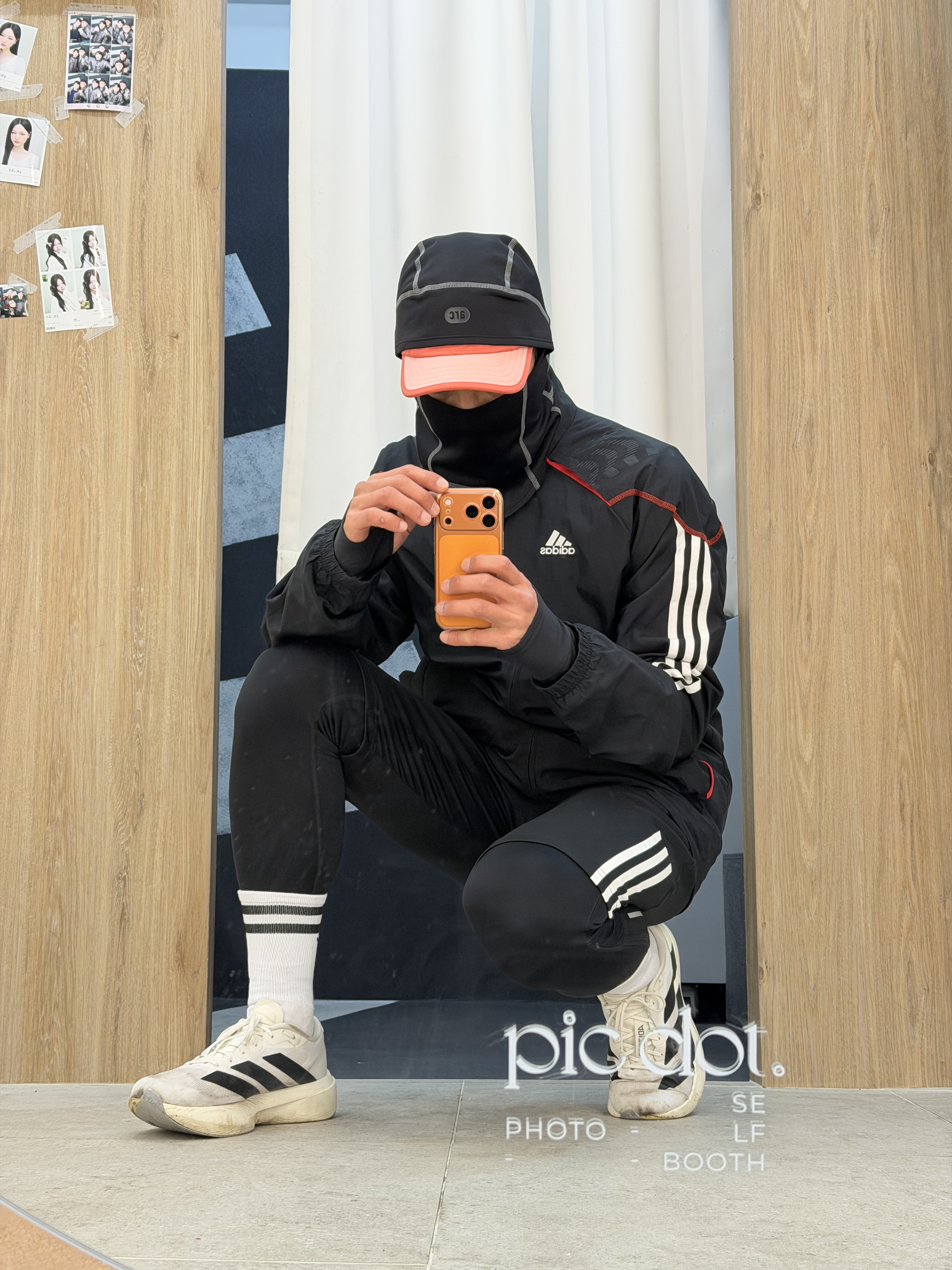 Adidas Adizero EVO SL Cloud White Core Black 착용 스타일 - 2