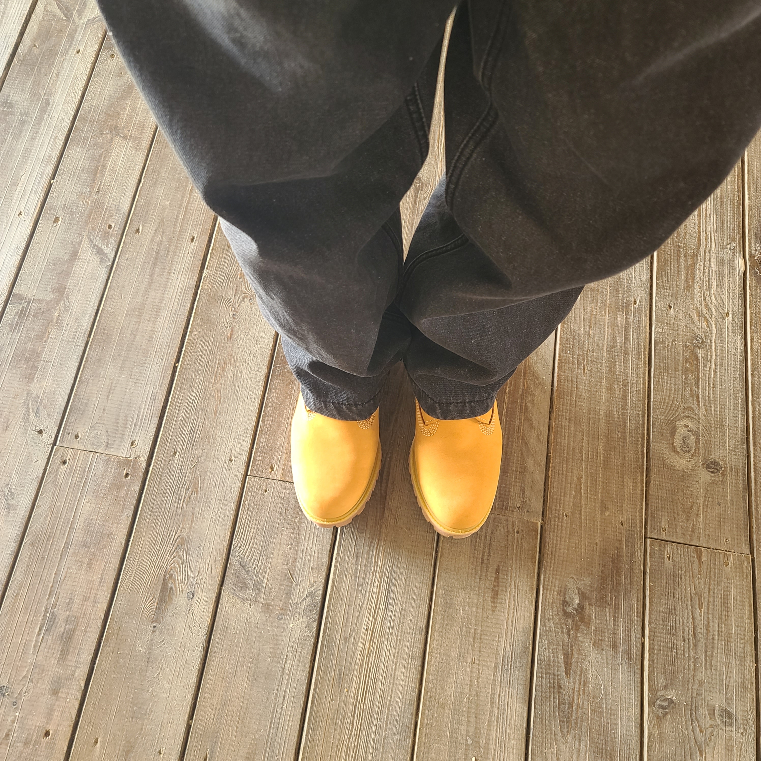 Timberland Premium 6 inch Waterproof Boot Wheat Nubuck - Wide 착용 스타일 - 2