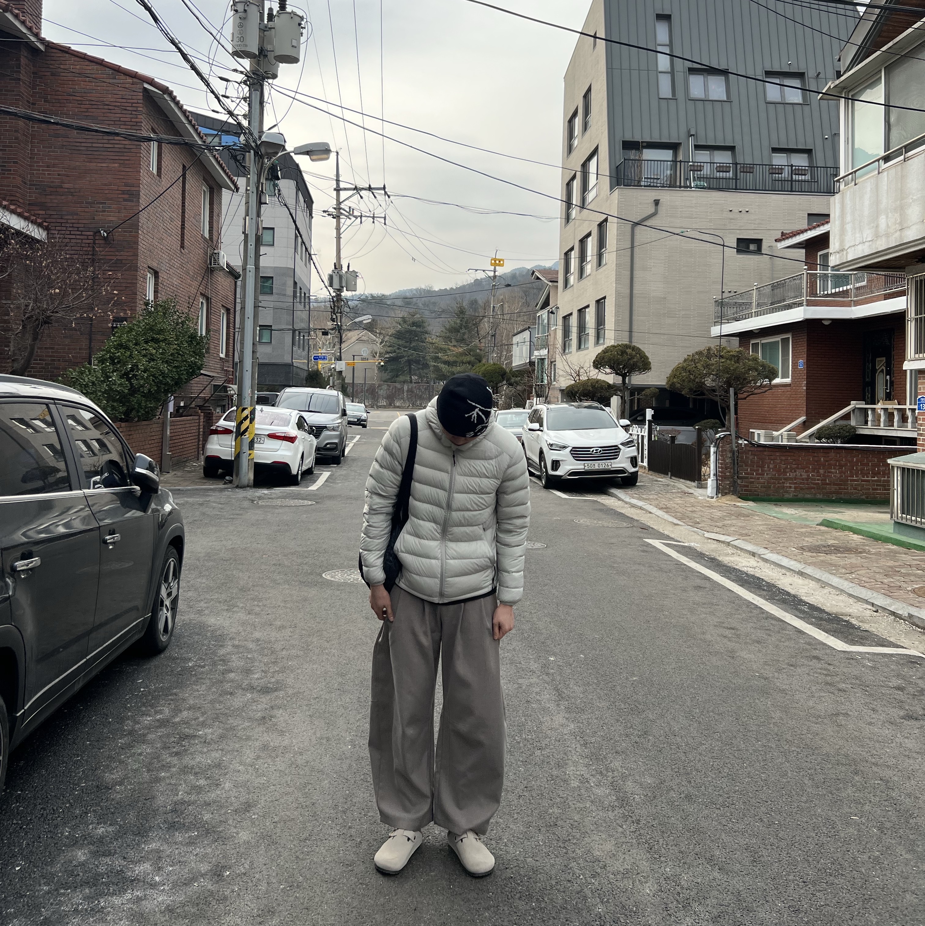 Arc'teryx Bird Head Toque Orca 착용 스타일 - 1