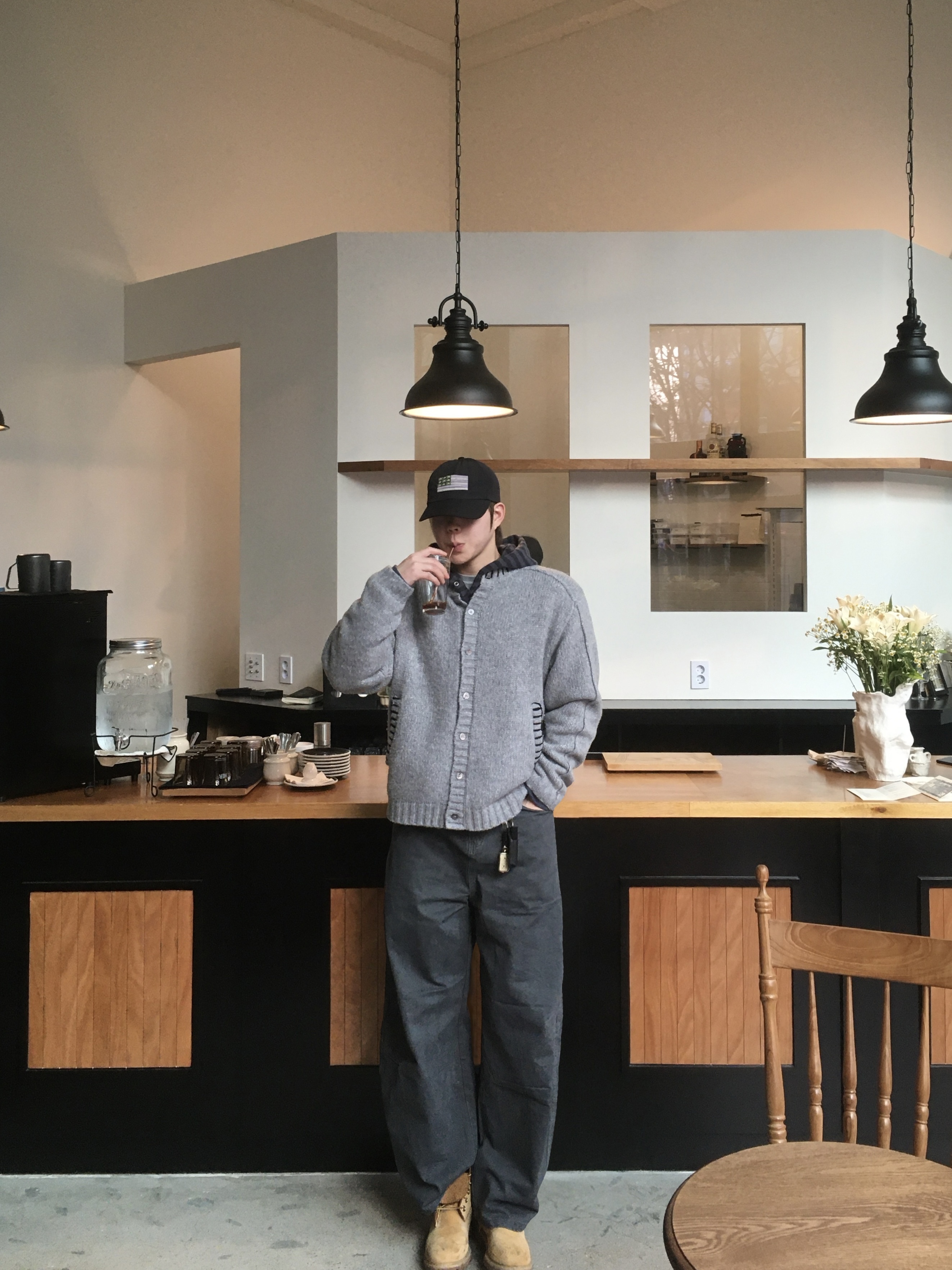 SOHC Souvenir Cap_12UFC905 BLACK, Timberland Premium 6 inch Waterproof Boot Wheat Nubuck - Wide 착용 스타일 - 2