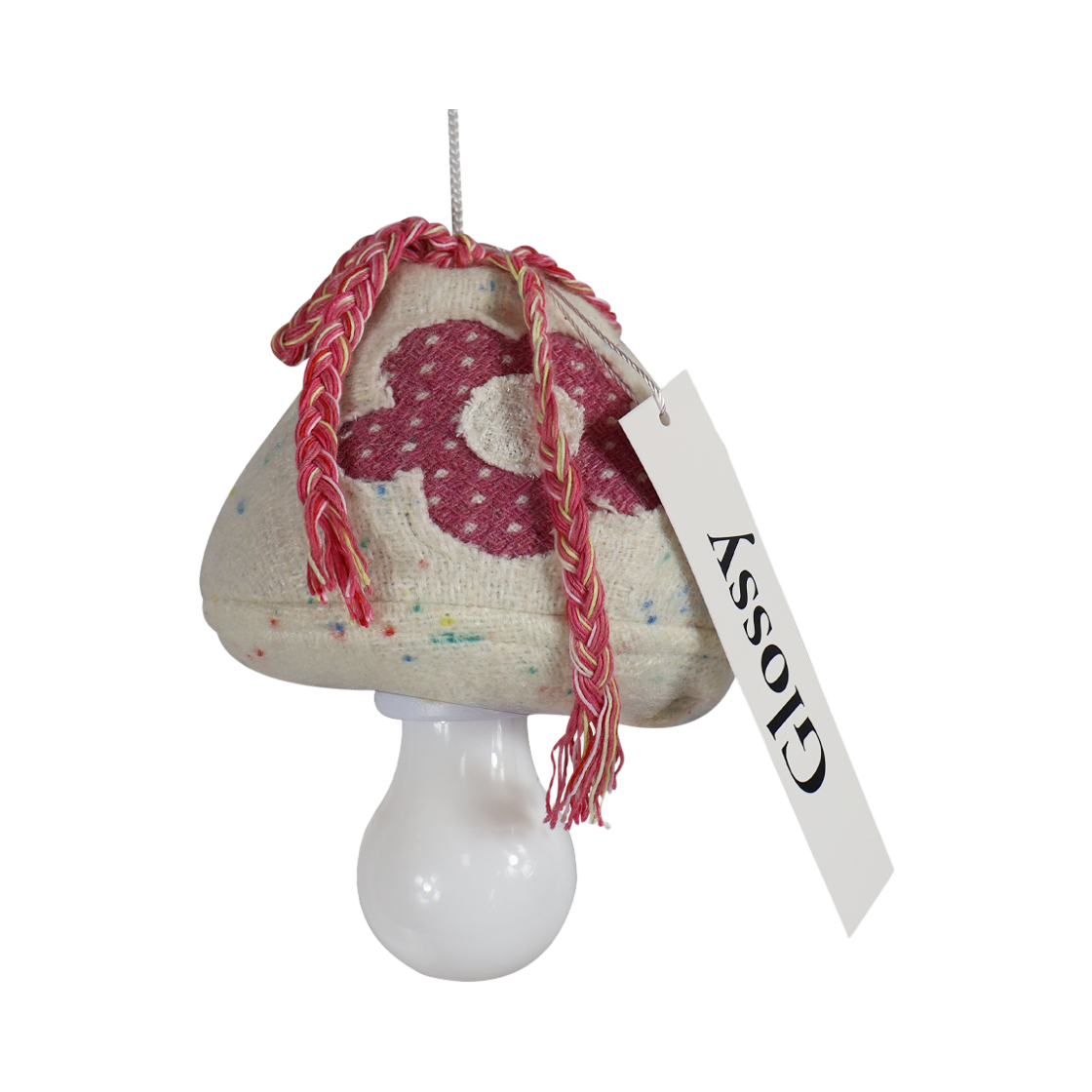 글로시 그랜마 니트 머쉬룸 램프 아이보리(Glossy Grandma Knit Mushroom Lamp Ivory)