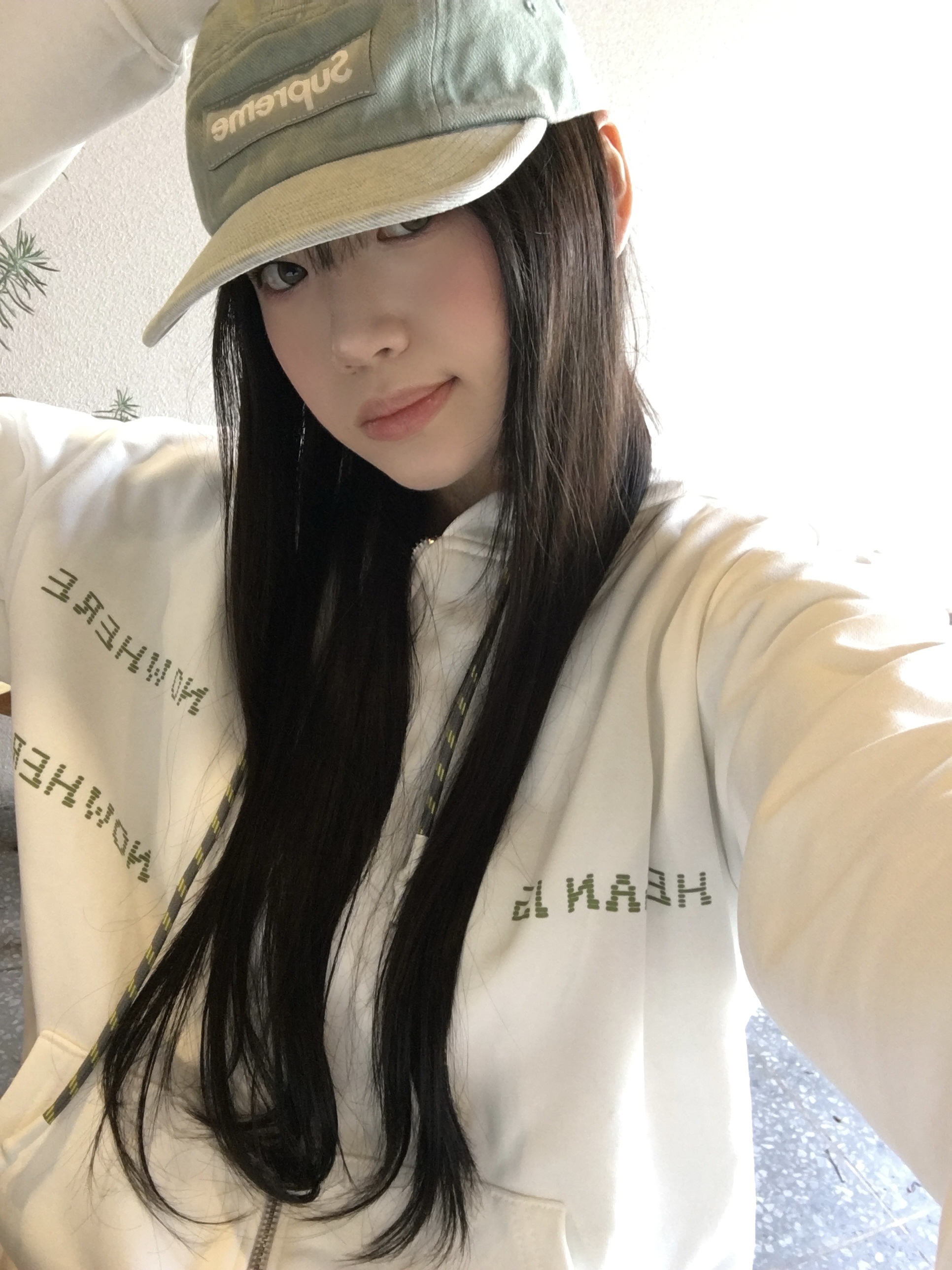 Supreme Denim Camp Cap Mint - 24SS 착용 스타일