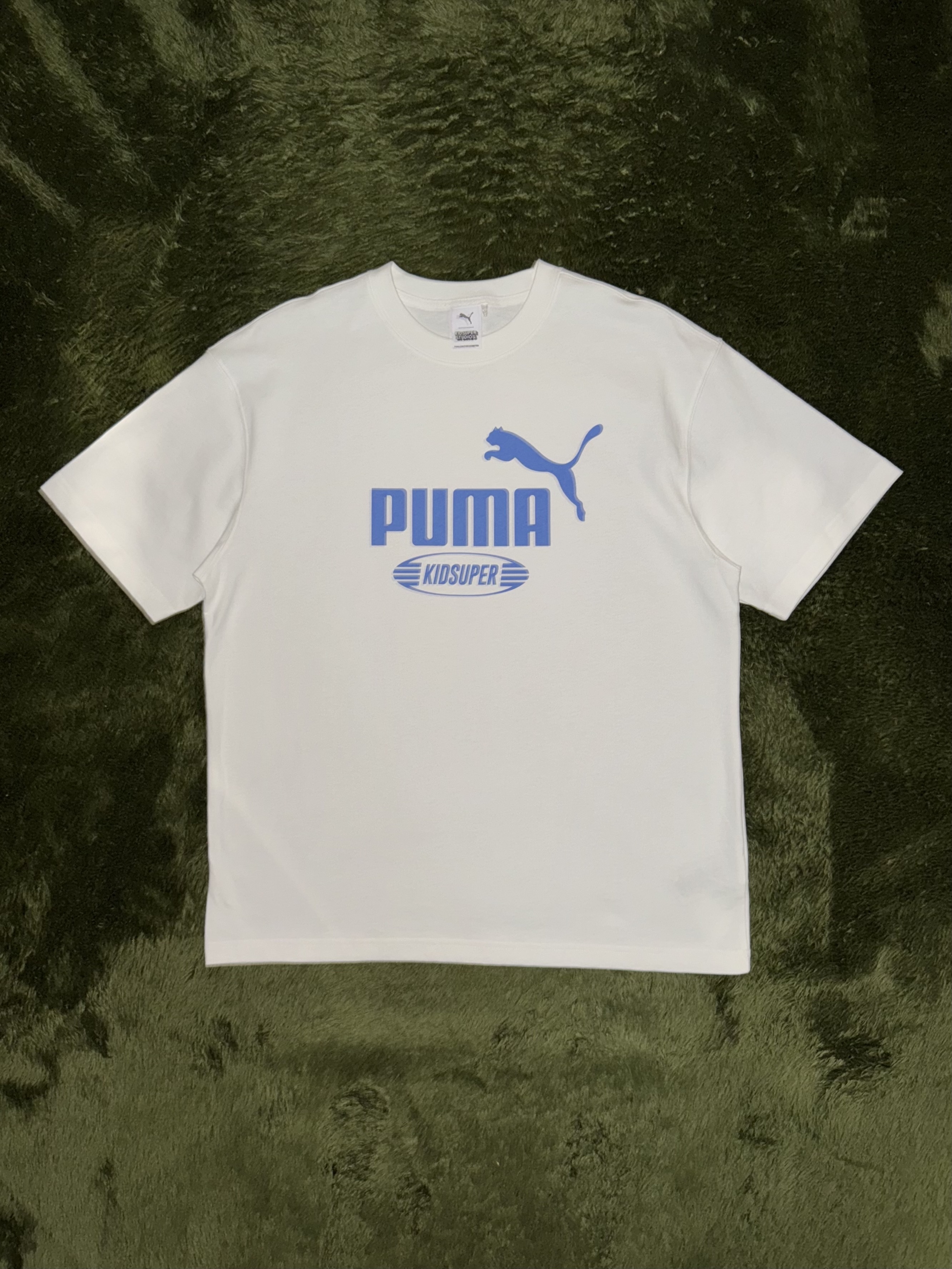Puma x KidSuper Graphic T-shirt White 착용 스타일 - 1