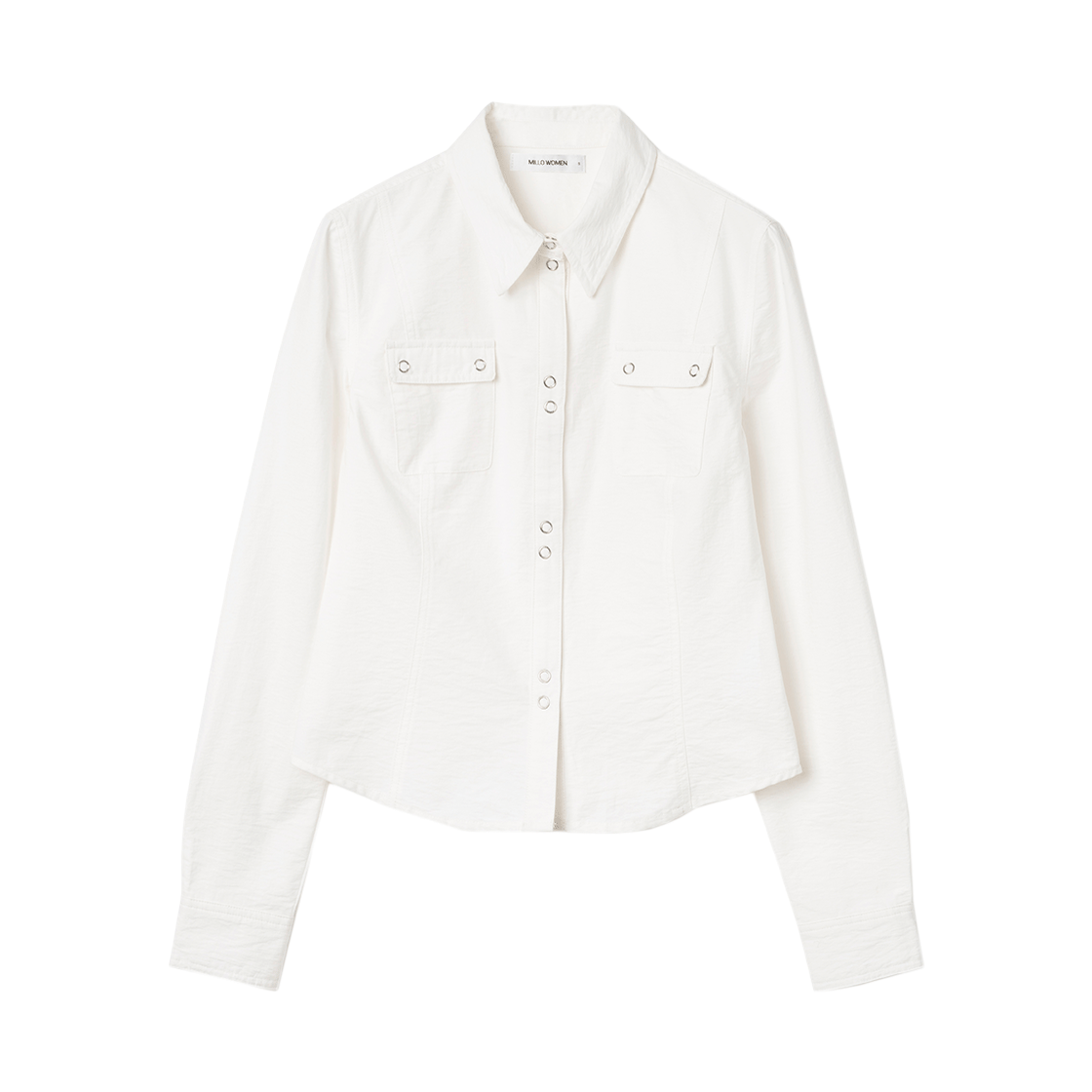 밀로 우먼 워크 스냅 셔츠 화이트(MILLO WOMEN Work Snap Shirts White) - 1