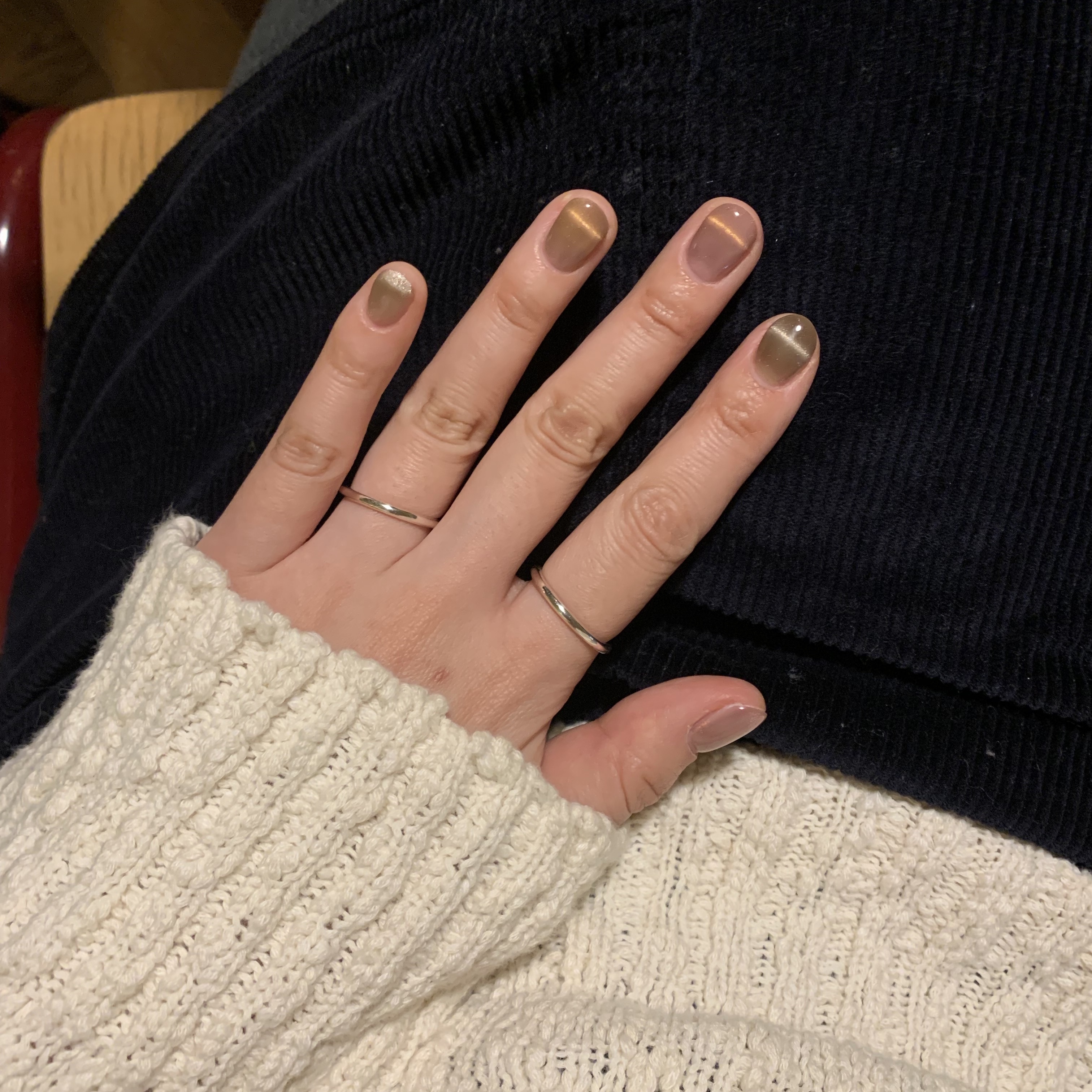 Byweekend Momo Ring Silver, Aviemuah Ave Mac Phone Knob Rhodium 착용 스타일 - 3