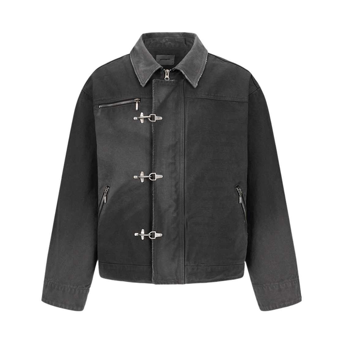 우드먼 파이어워크 다잉 자켓 - 차콜(Woodman Firework Dyed Jacket – Charcoal)