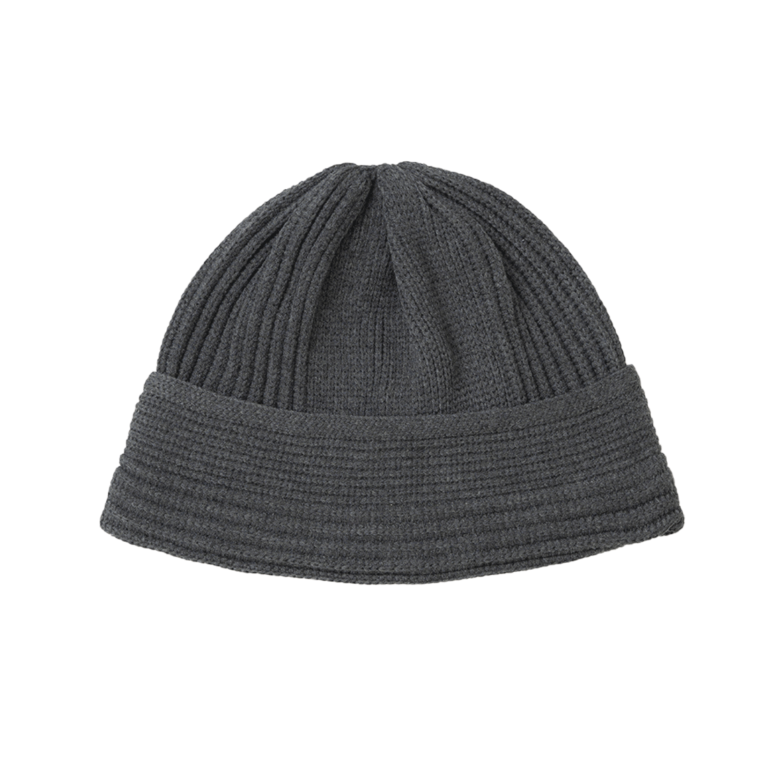 MW251CHG MILLO WOMEN Ribbed Loose Fit Beanie Charcoal Gray