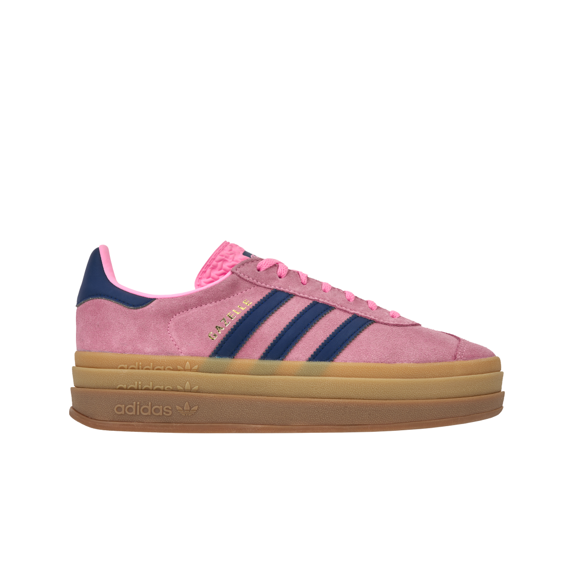 (W) 아디다스 가젤 볼드 핑크 글로우 빅토리 블루((W) Adidas Gazelle Bold Pink Glow Victory Blue)