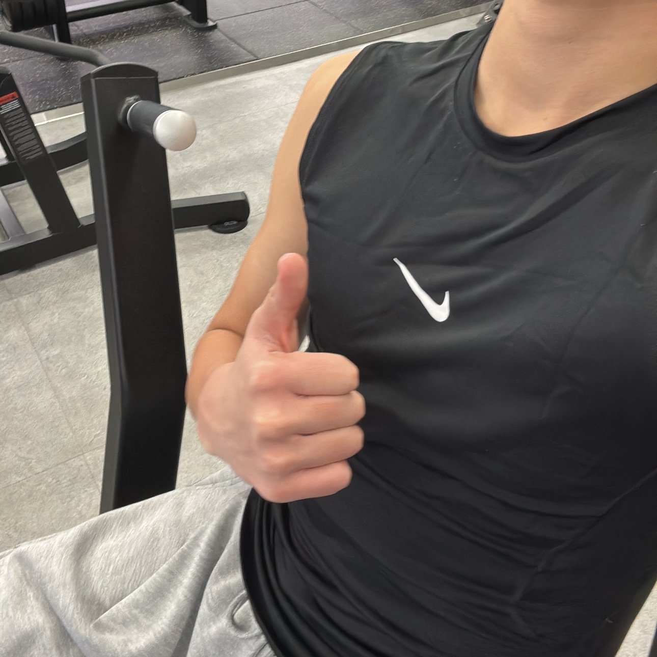 Nike Pro Dri-Fit Tight Fitness Top Black White - Asia 착용 스타일