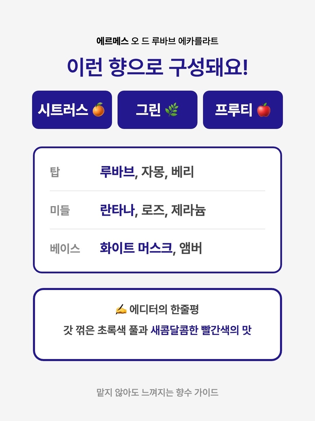 Hermes Eau de Rhubarbe Ecarlate Eau de Cologne 100ml 착용 스타일 - 3