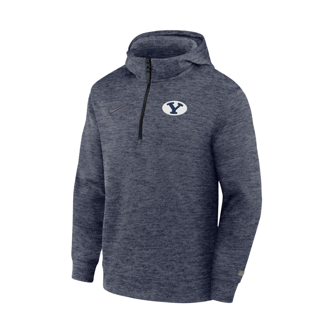 나이키 NCAA BYU 쿠거스 베스킷볼 코치 풀오버 후드 컬리지 네이비 (IM2570-419)(Nike NCAA BYU Cougars Basketball Coaches Pullover Hoodie College Navy (IM2570-419)) - 1