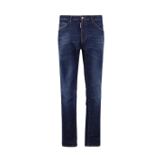 Dsquared2 Dark Clean Wash Teddy Jeans Blue