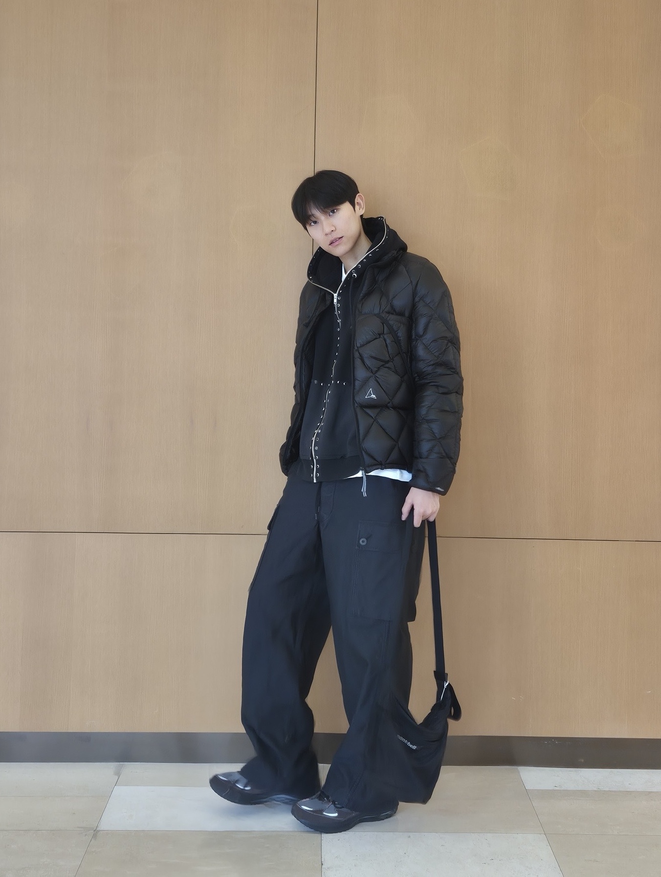 Orslow Wide Fit Cargo Pants Navy - 25FW 착용 스타일 - 4
