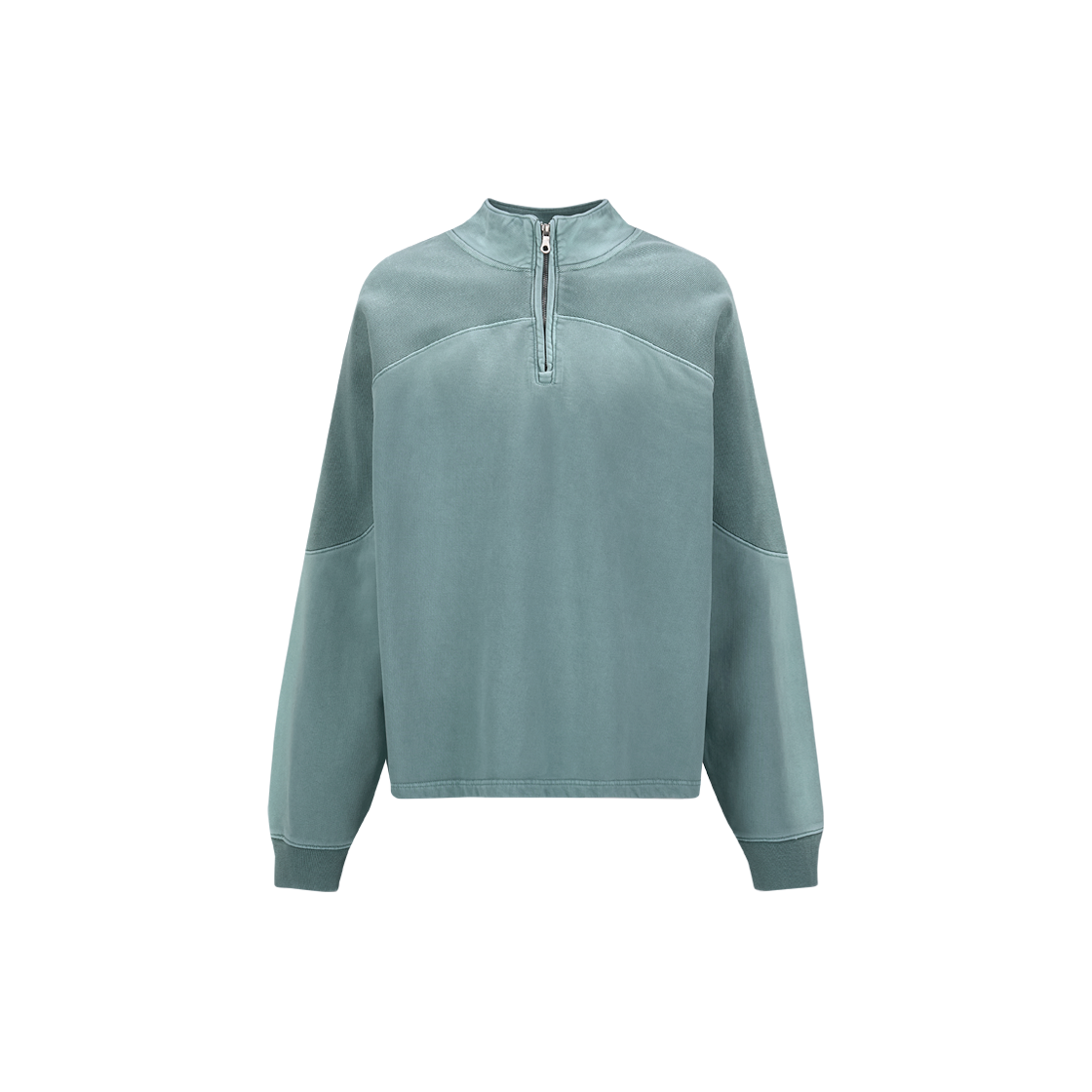 25FWSH01WC Woodman Steady Breeze Half Zip Sweatshirt - Washed Cadet Blue