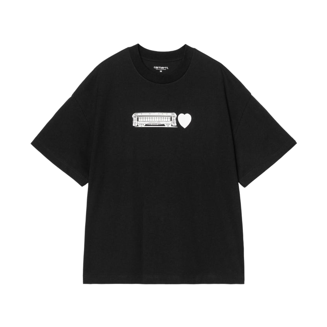 I036008-89-XX Carhartt WIP Deconstructed Label T-Shirt Black