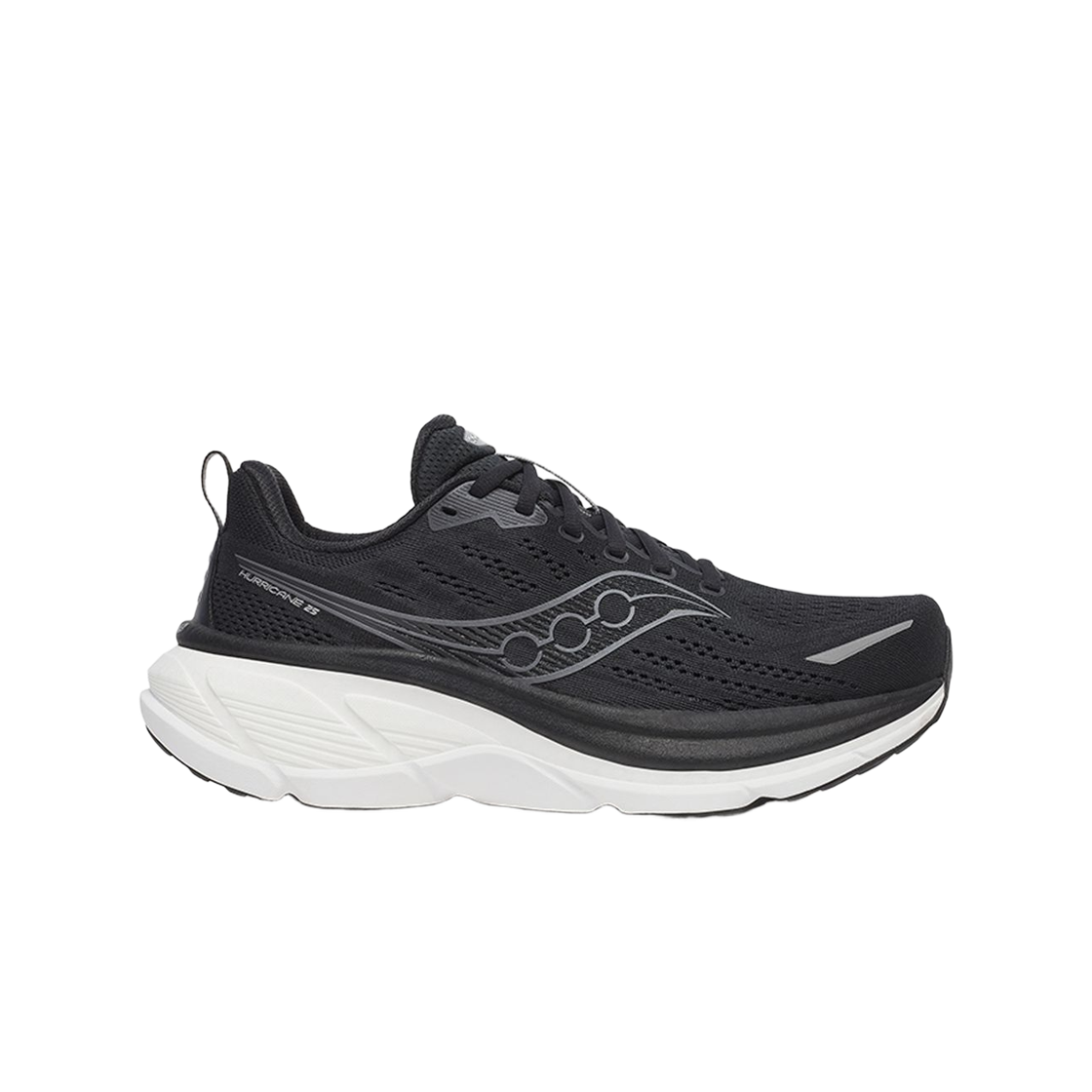써코니 허리케인 25 와이드 블랙 화이트(Saucony Hurricane 25 Wide Black White) - 1