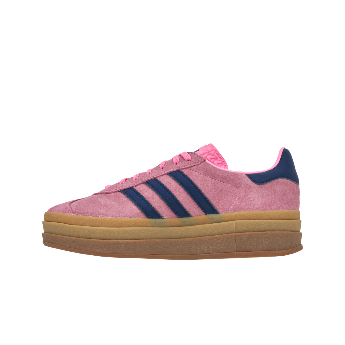 (W) 아디다스 가젤 볼드 핑크 글로우 빅토리 블루((W) Adidas Gazelle Bold Pink Glow Victory Blue) - 3