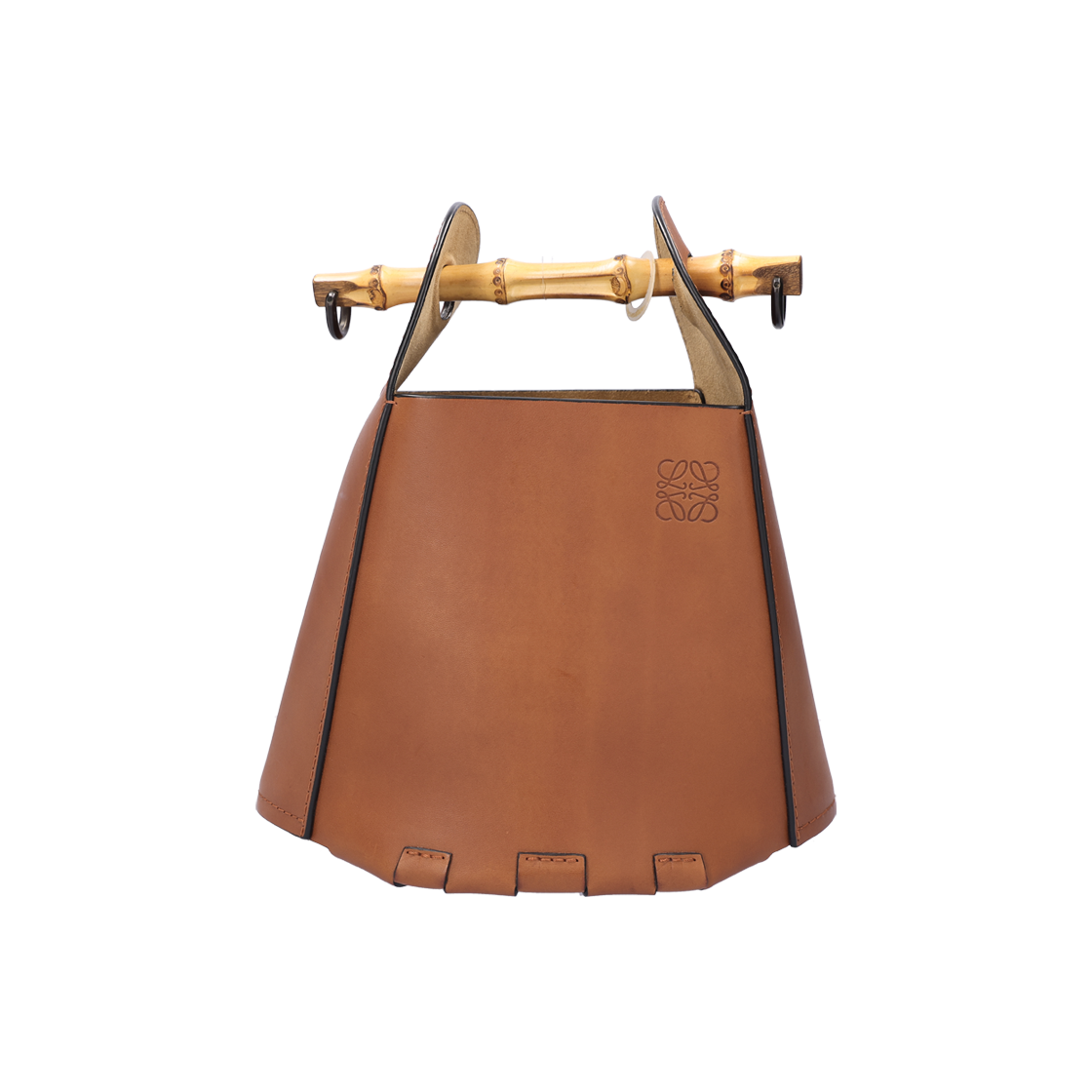 ITEUCDUMEPTP Loewe Bamboo Bucket Bag - Brown Leather
