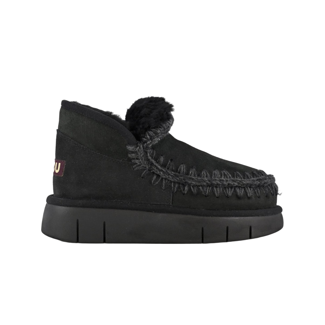 (W) 모우 에스키모 바운스 스니커즈 블랙((W) Mou Eskimo Bounce Sneakers Black)