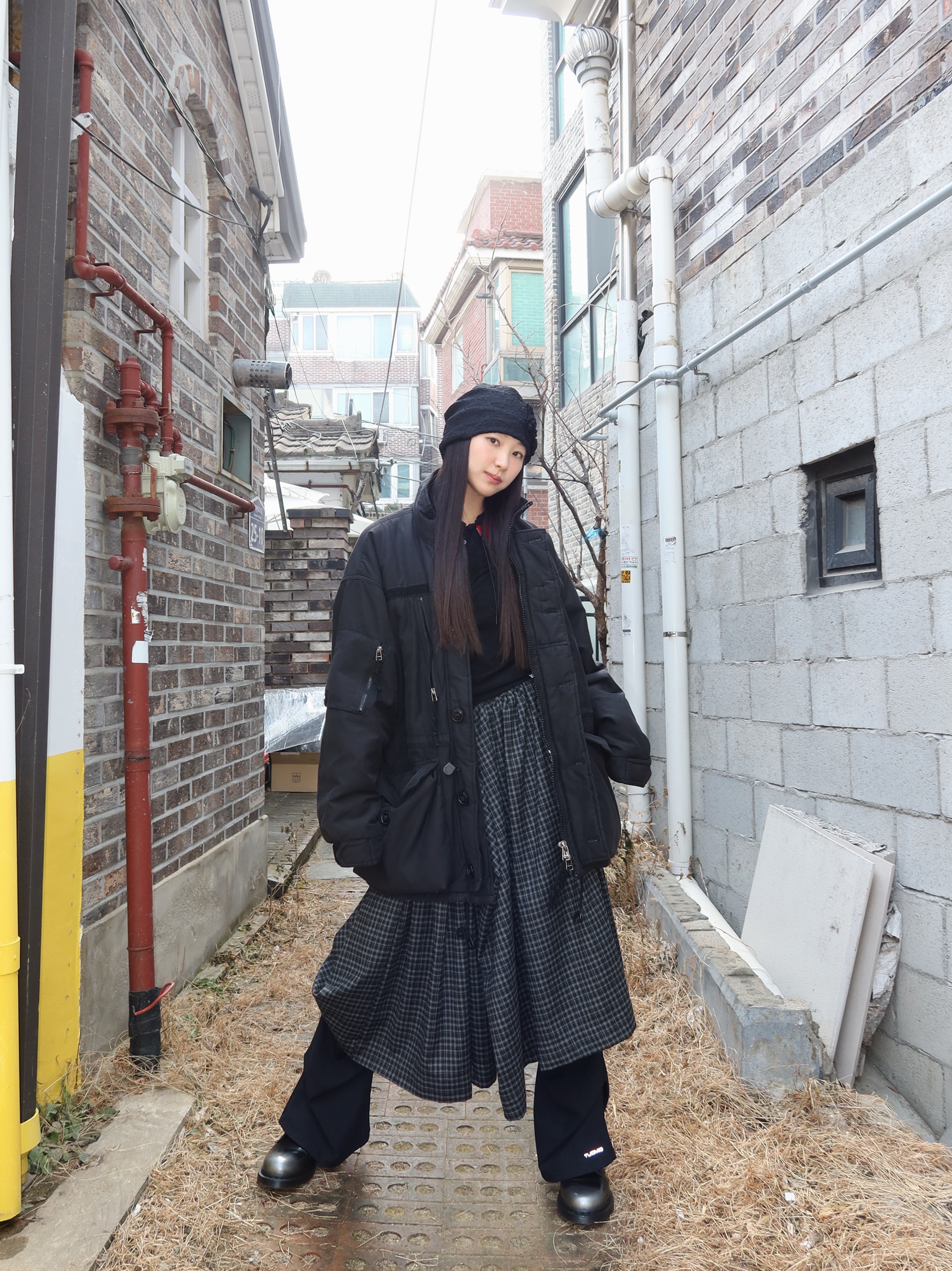 Dr. Martens 1461 Silver Arcadia Multi 착용 스타일