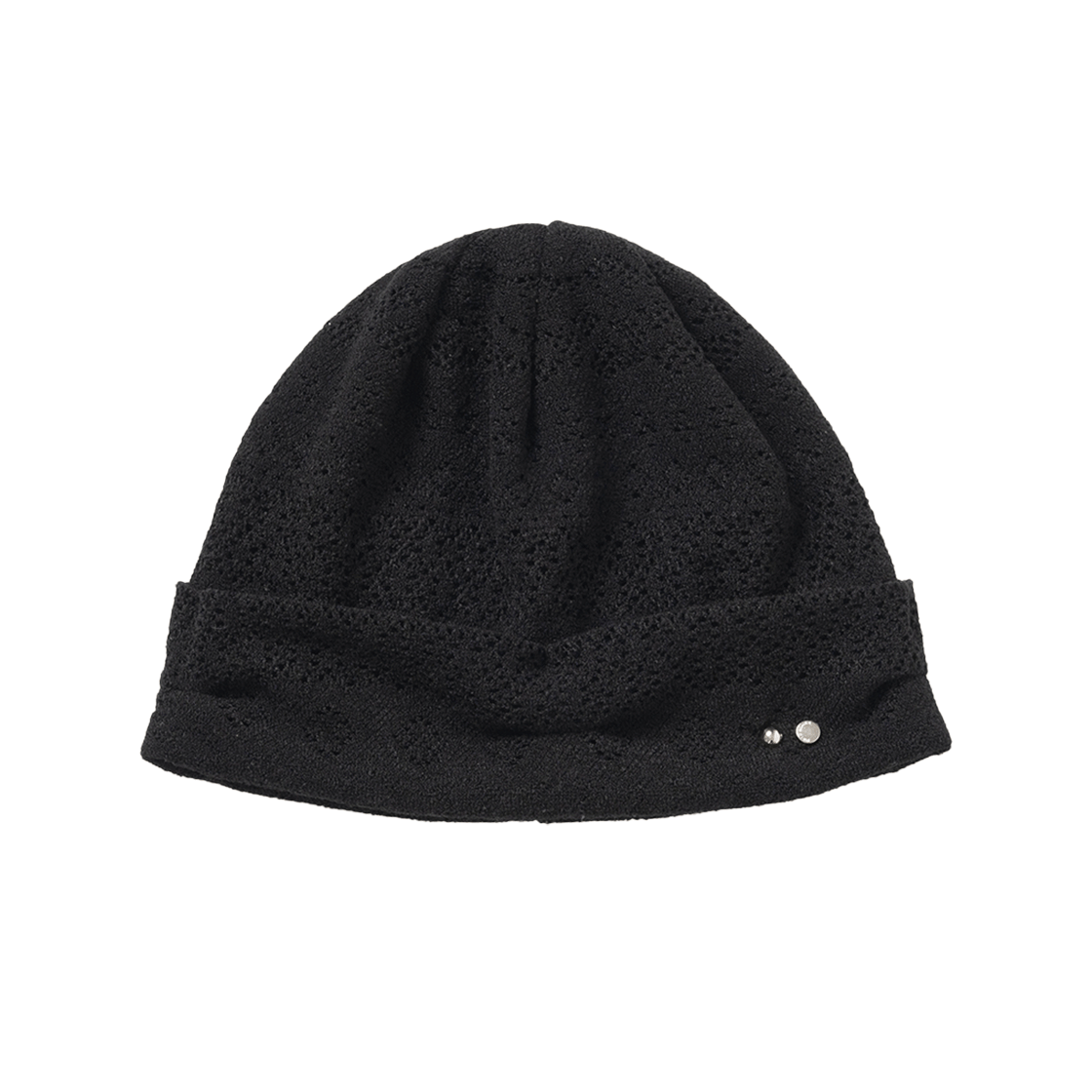 MW211BLK MILLO WOMEN Pointelle Symbol Beanie Black