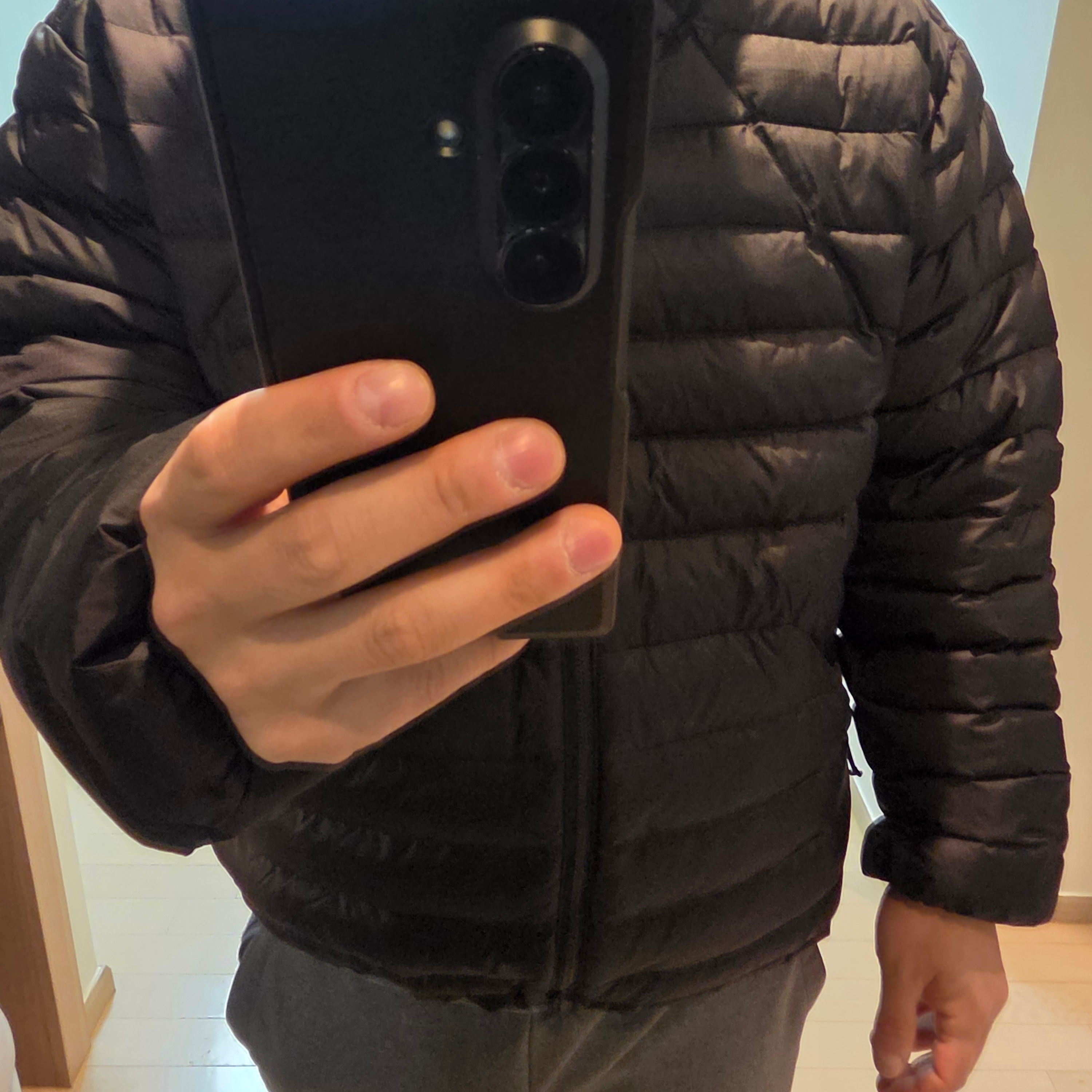The North Face Ventus On Jacket Black 착용 스타일 - 2
