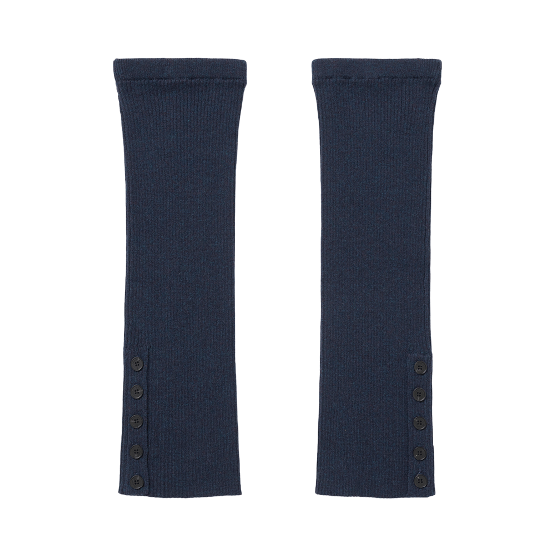 MW131DNA MILLO WOMEN Button Knit Leg Warmer Deep Navy