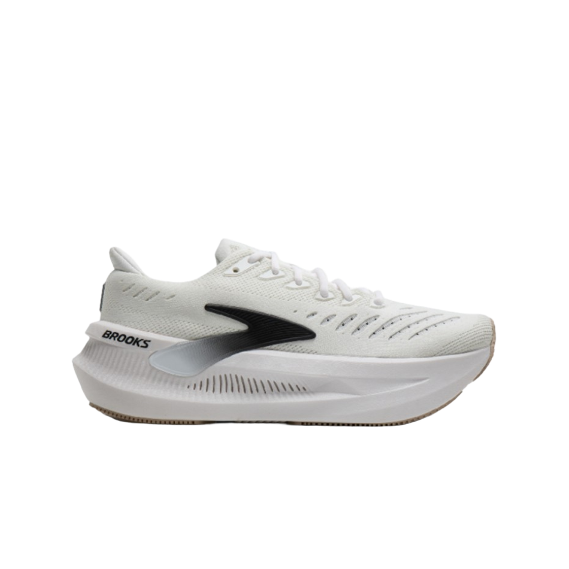 (W) 브룩스 러닝 글리세린 맥스 2 화이트 - B 미디움((W) Brooks Running Glycerin Max 2 White - B Medium)