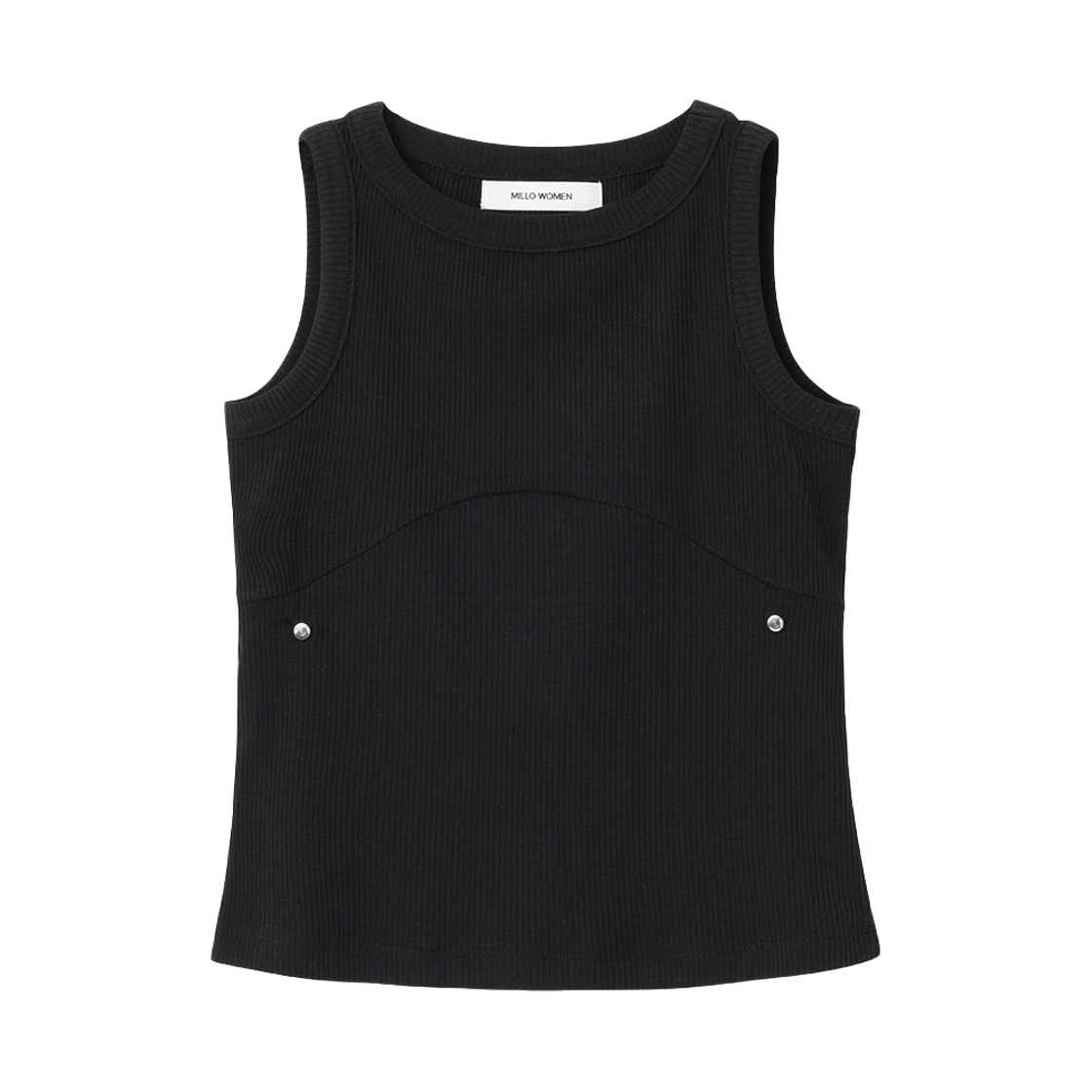 MW057BLK MILLO WOMEN Symbol Sleeveless Top Black