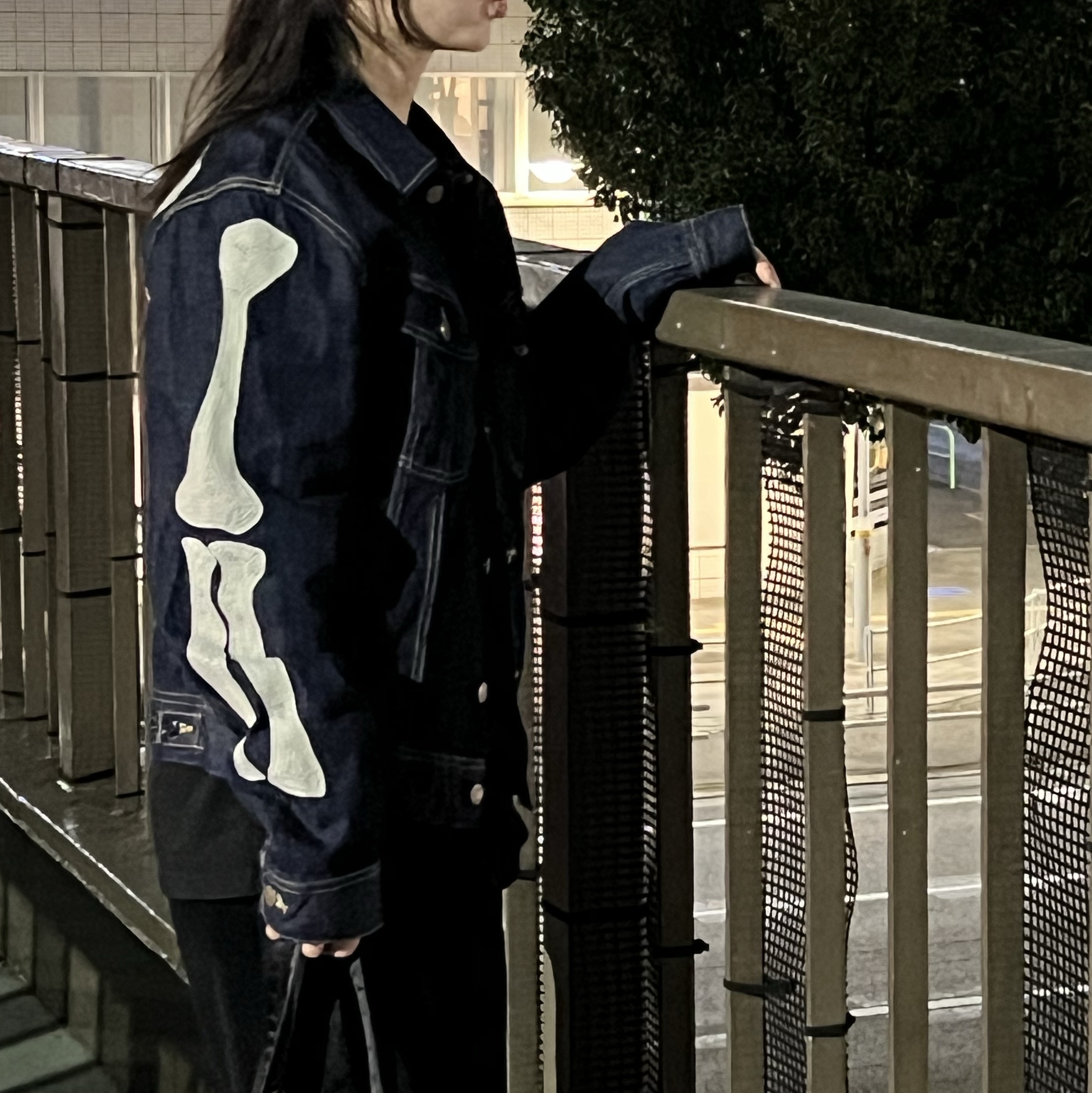 Kapital 11.5 oz. Denim Mexican Tuxedo Westerner Bone Jacket Indigo 착용 스타일