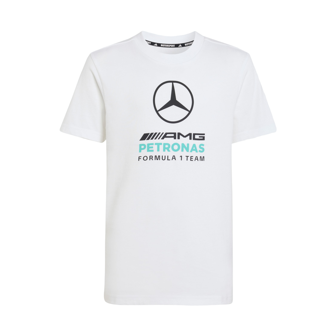 KQ8082 (Kids) Adidas x Mercedes AMG Petronas F1 Team DNA Graphic T-Shirt White - KR Sizing (Non Marking Ver.)
