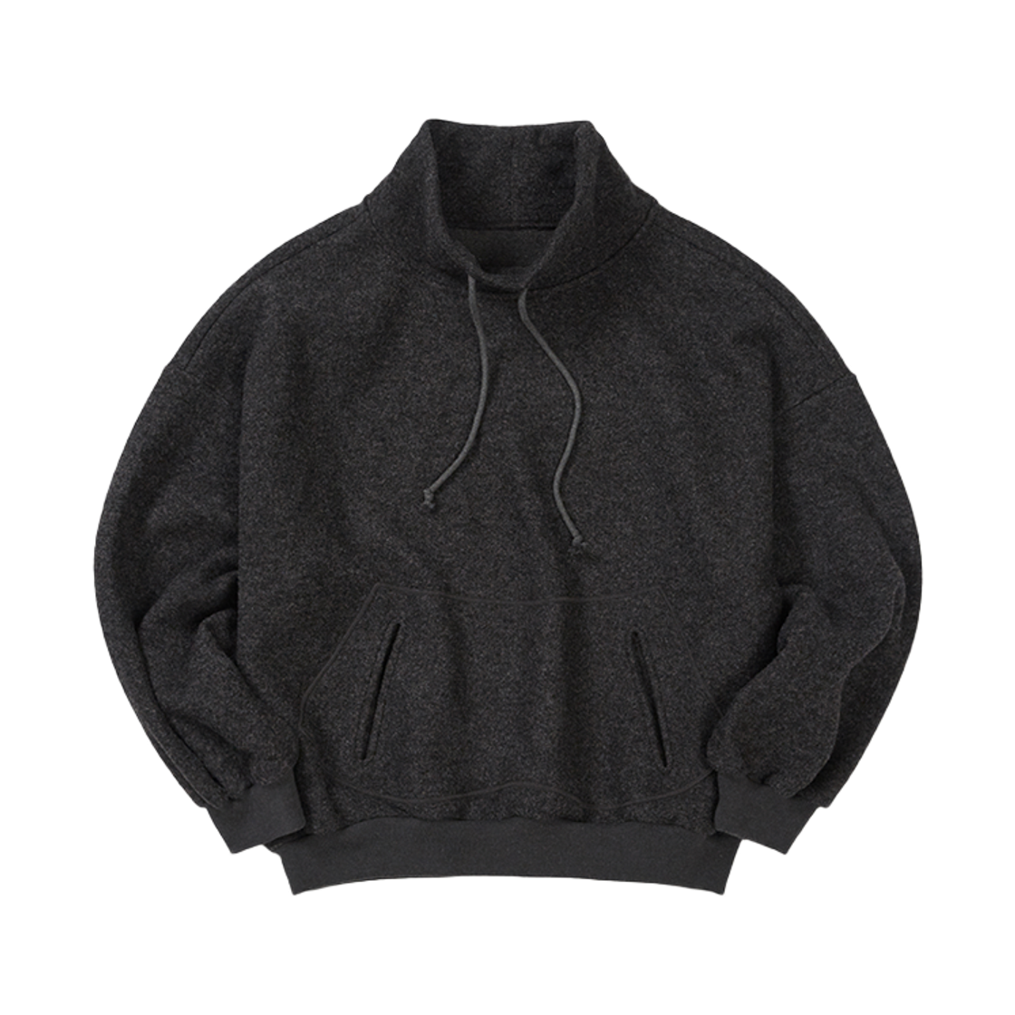 카락터 빈 울 풀오버 챠콜(Karactor Bean Wool Pullover Charcoal)