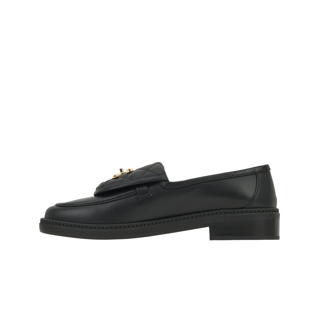 (W) 샤넬 모카신 램스킨 & 블랙((W) Chanel Moccasins Lambskin & Black) - 3