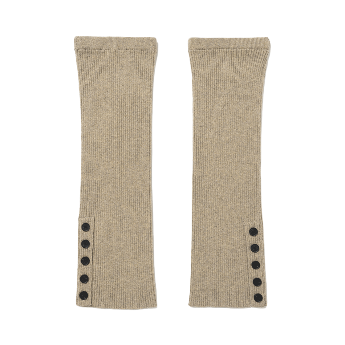 MW131OTM MILLO WOMEN Button Knit Leg Warmer Oatmeal