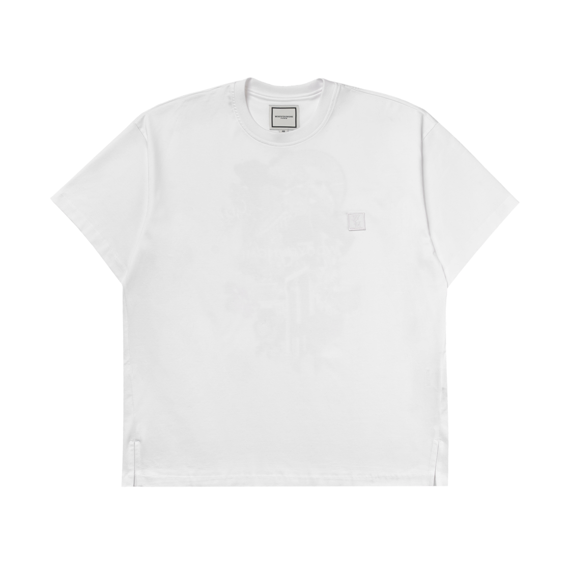 우영미 시티 그래픽 티셔츠 화이트 - 25FW(Wooyoungmi City Graphic T-Shirt White - 25FW) - 2
