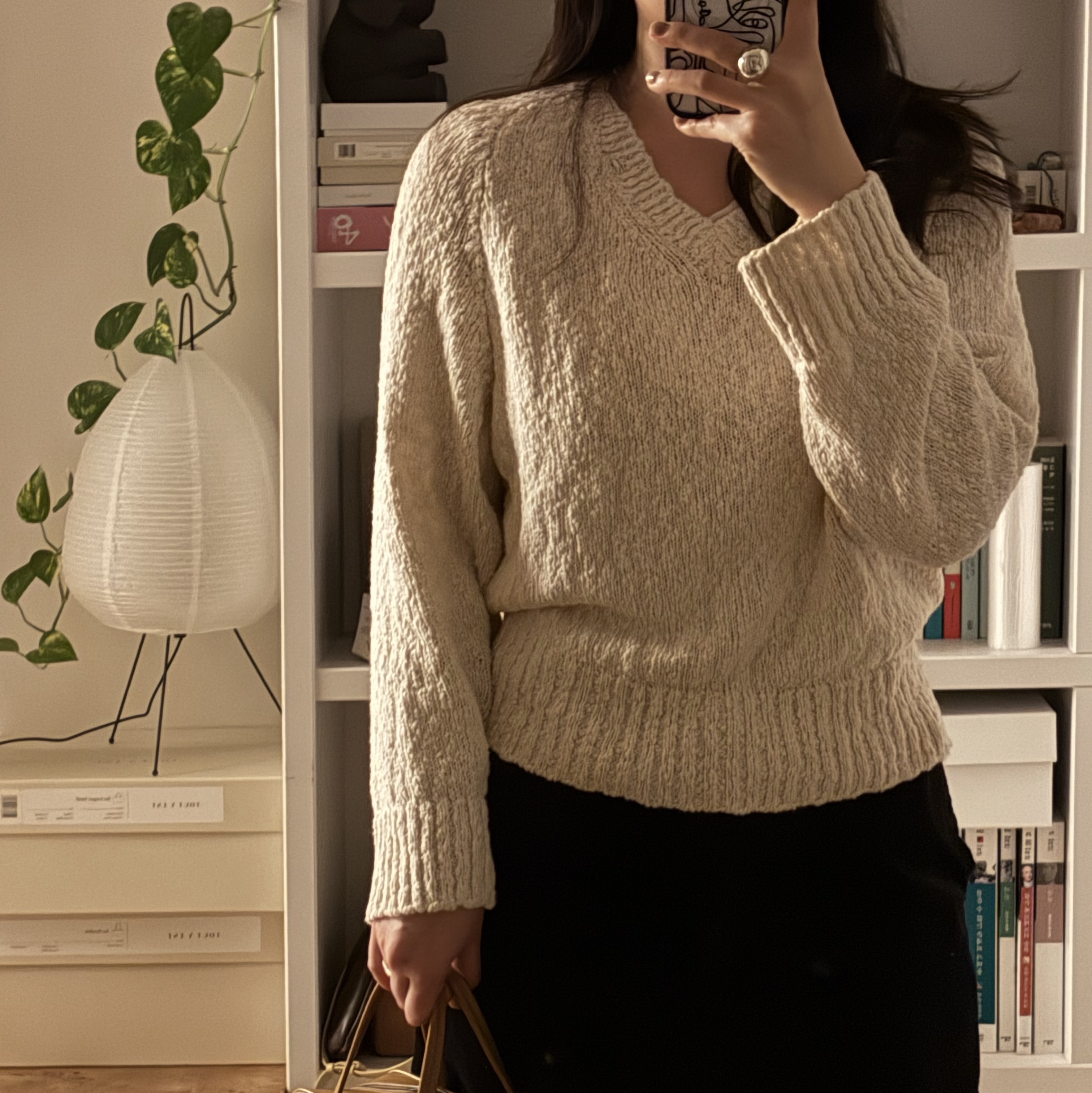 Byweekend Momo Ring Silver, Aviemuah Ave Mac Phone Knob Rhodium 착용 스타일 - 1